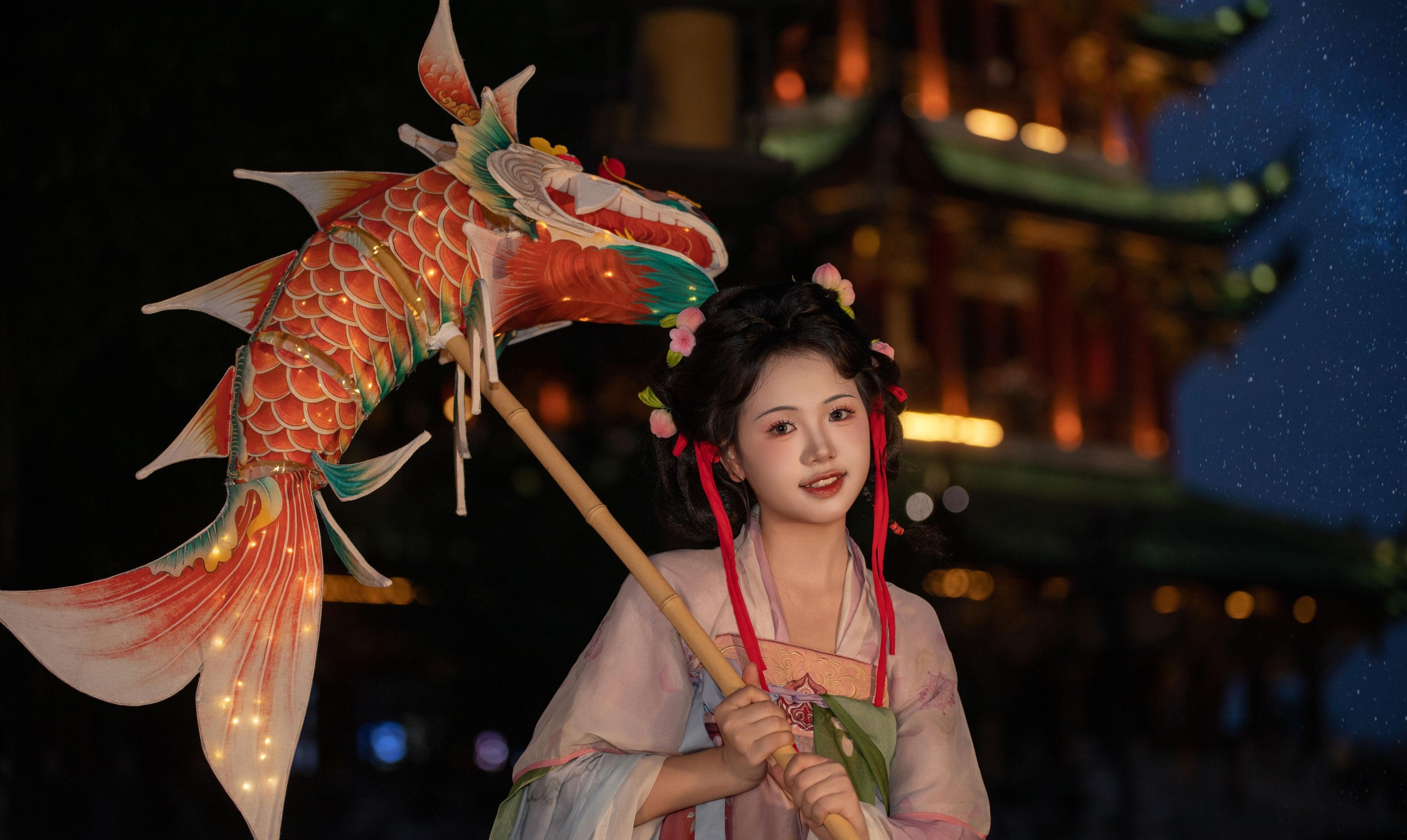 糯米小团子 – 《锦鲤-夜景》[13P]