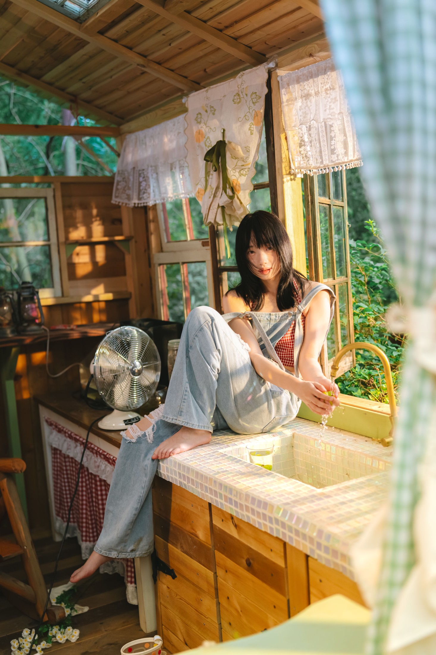 西波吖 – 《小木屋里的时光切片》[19P]
