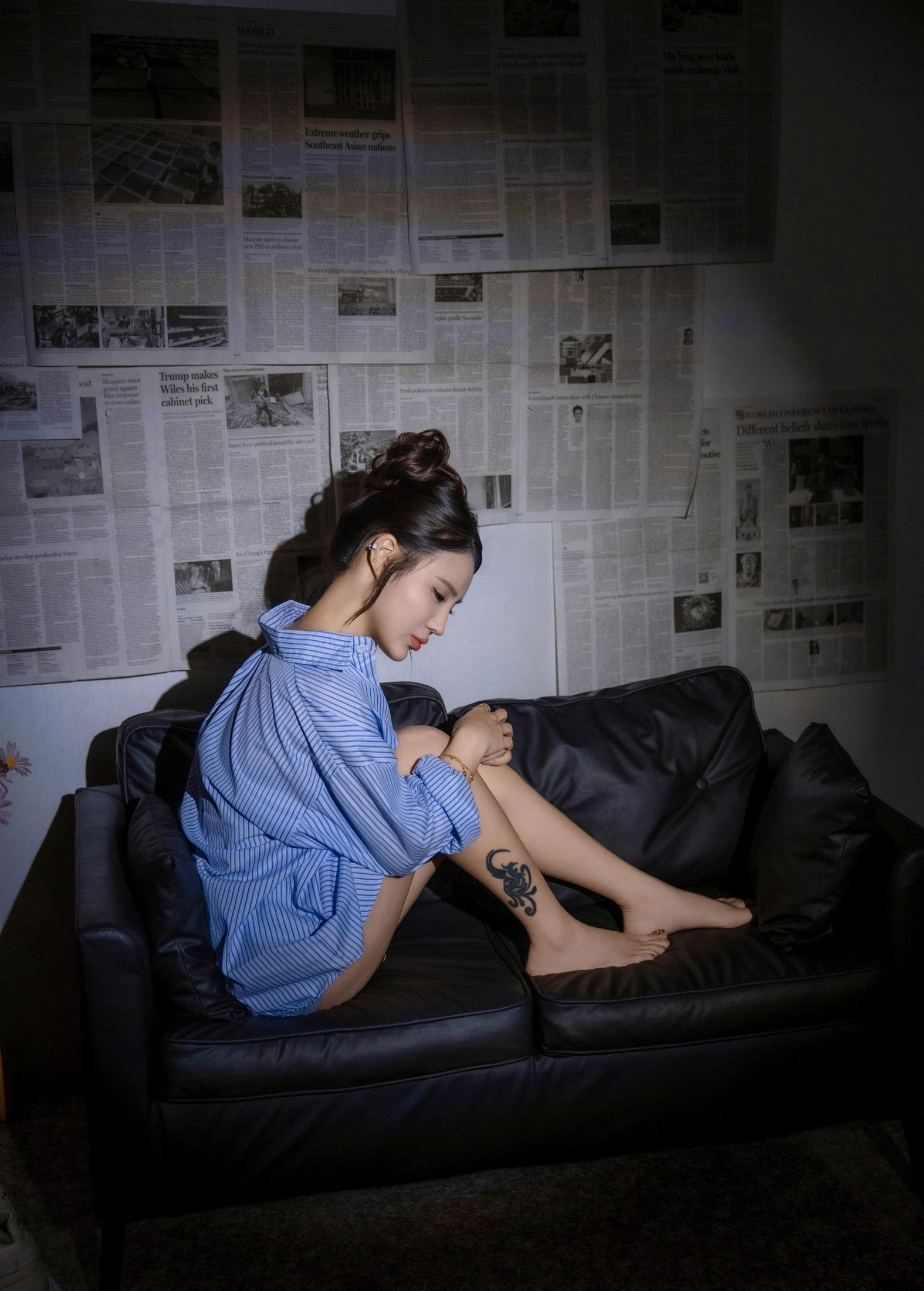 钱程似锦. – 《冷调居家写真》[20P]