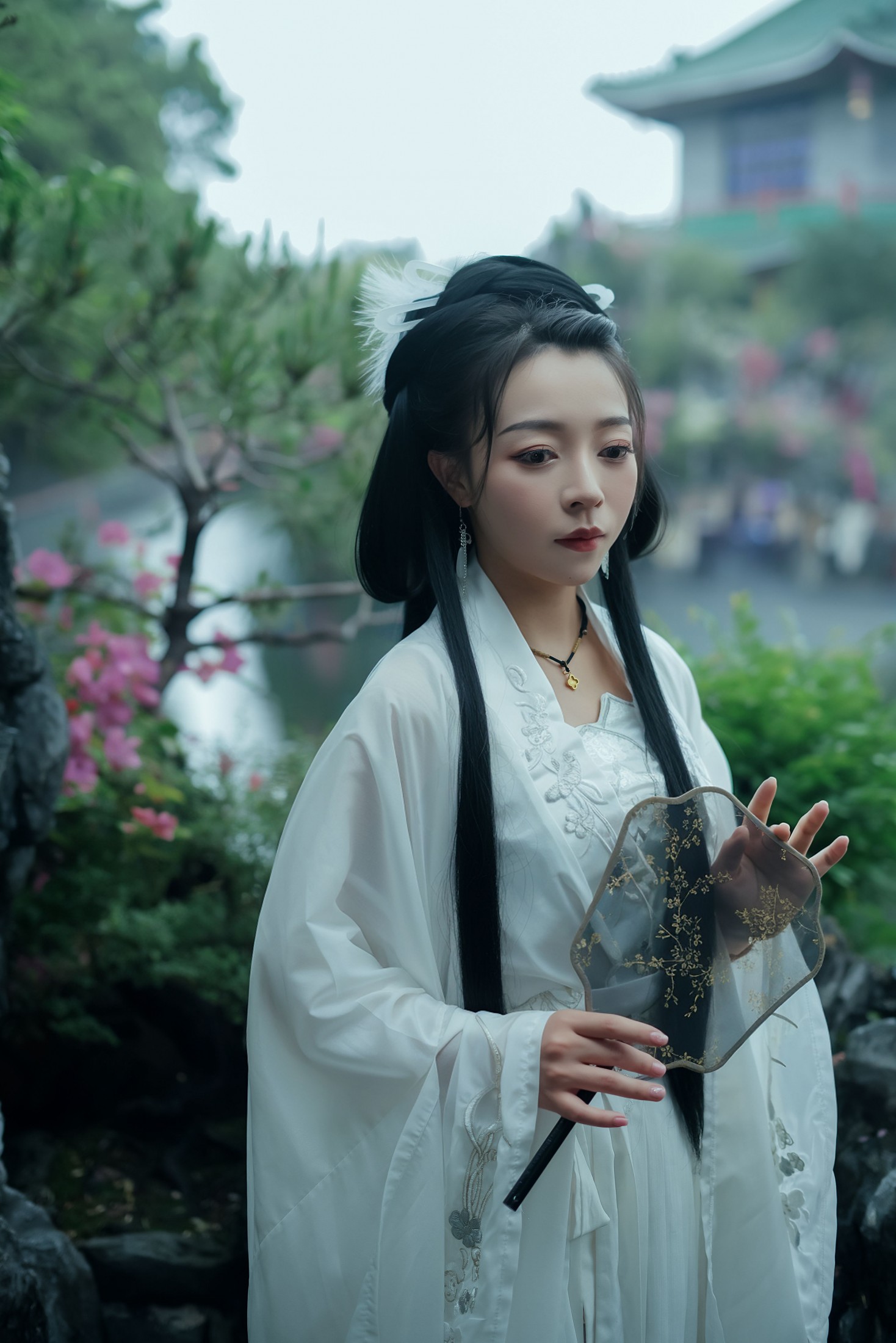 小兰 – 《雨中美人》[17P]