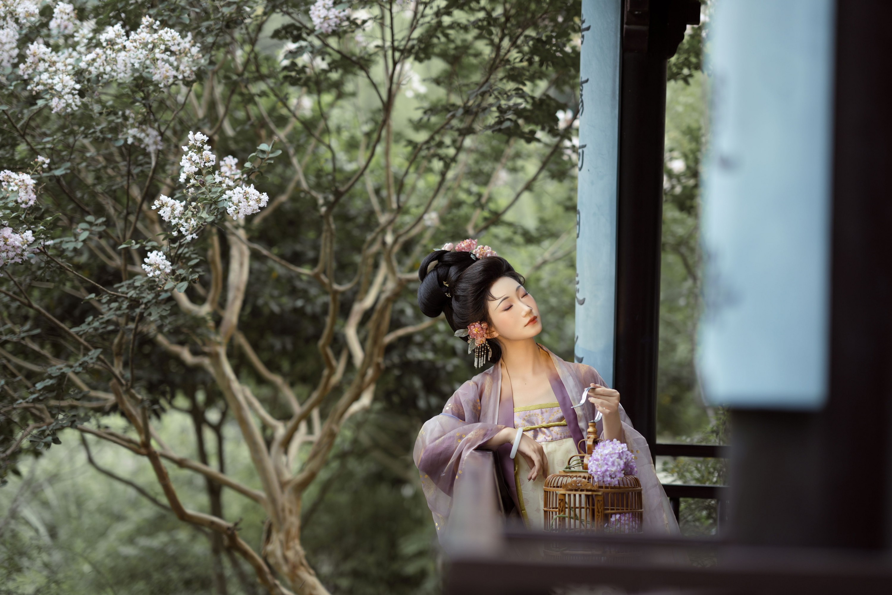 是小芥末w – 《庭前紫薇初作花》[15P]