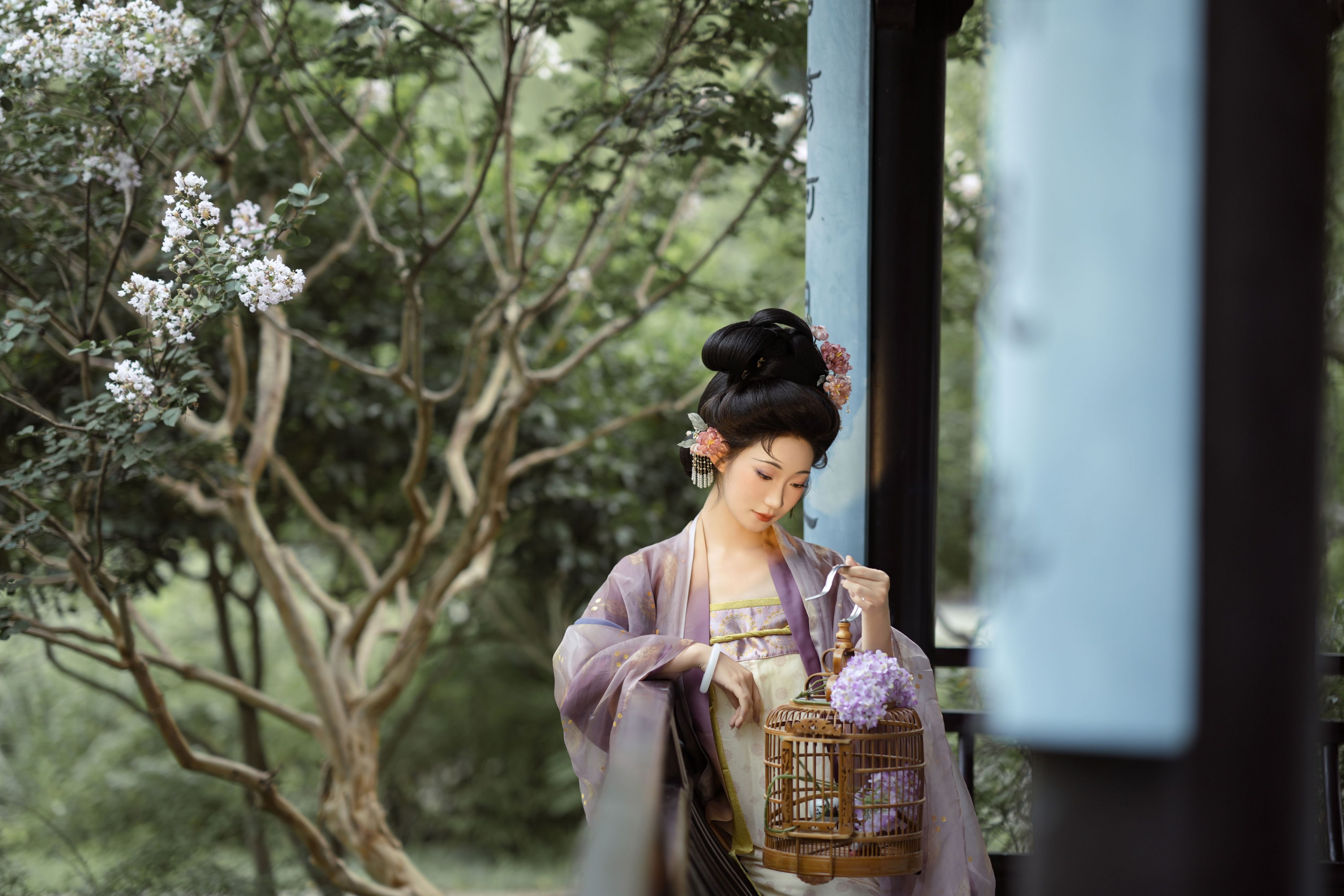 是小芥末w – 《庭前紫薇初作花》[15P]