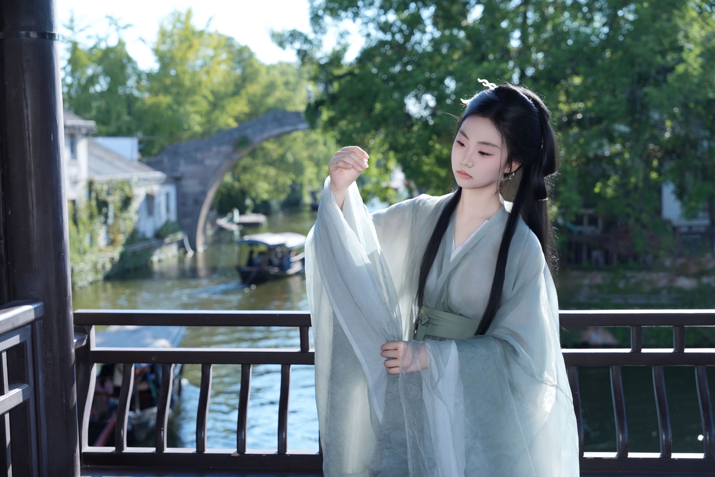 青青 – 《清冷风汉服》[11P]