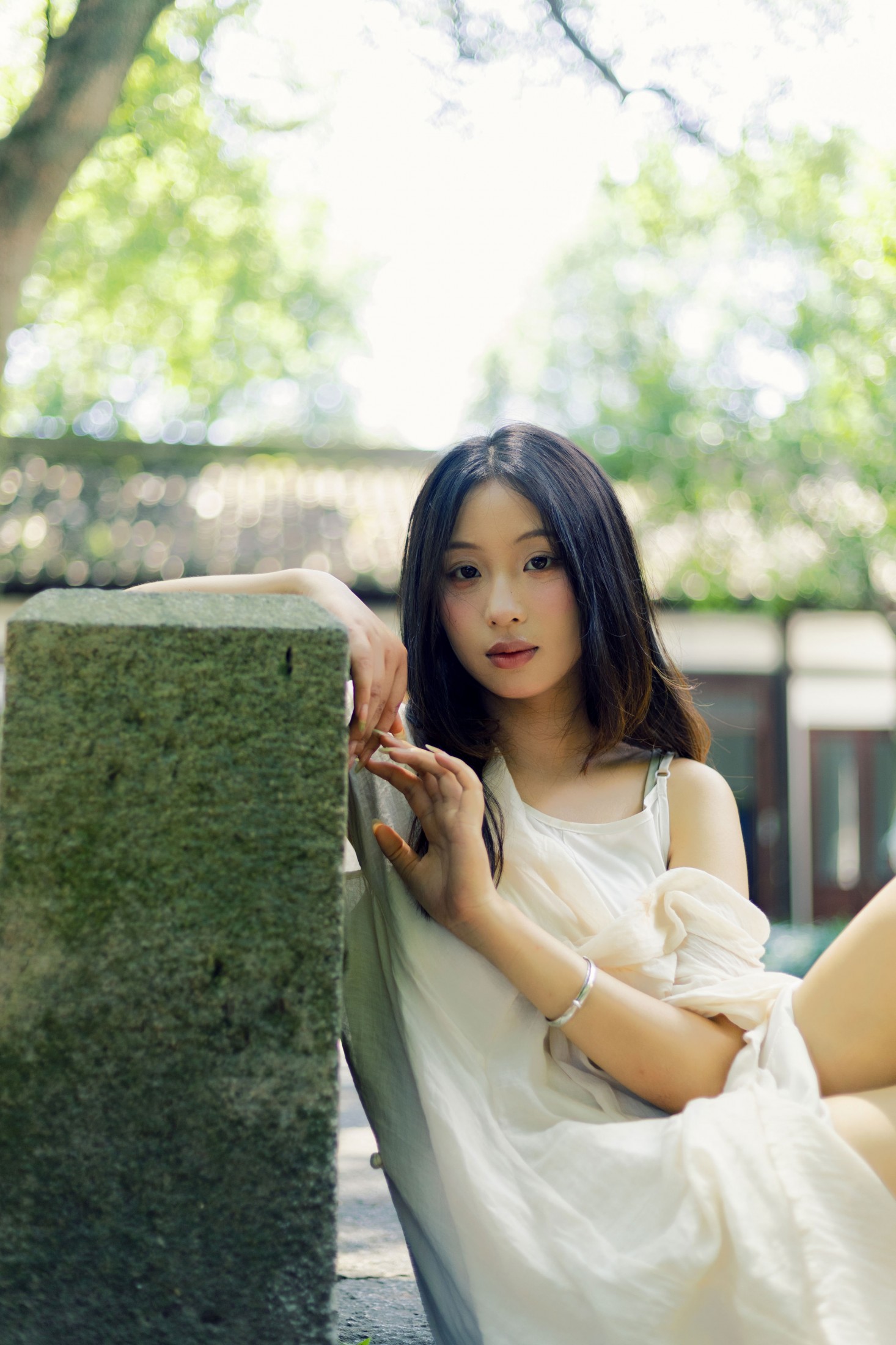 六和塔的光影绿意
