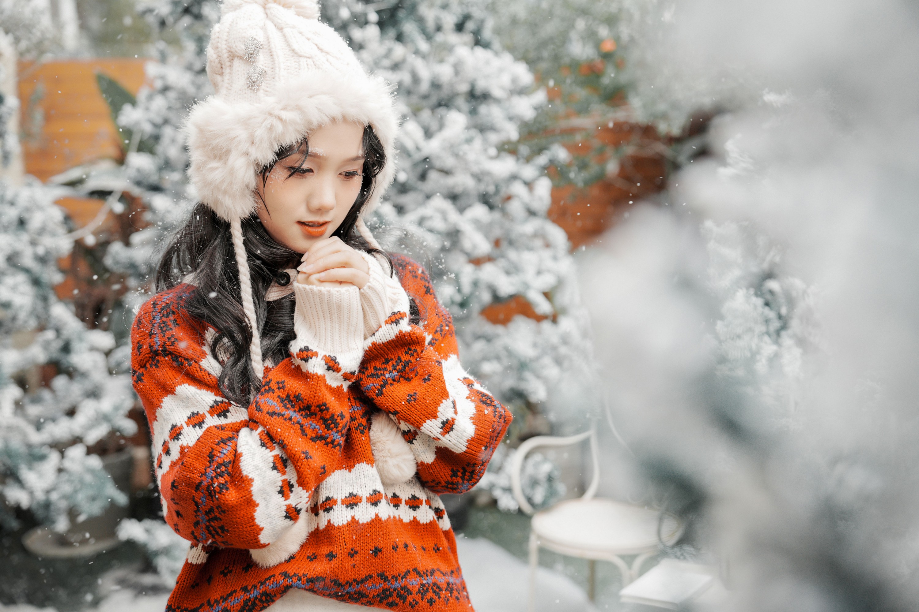 小清 – 《圣诞人像拍照》[27P]