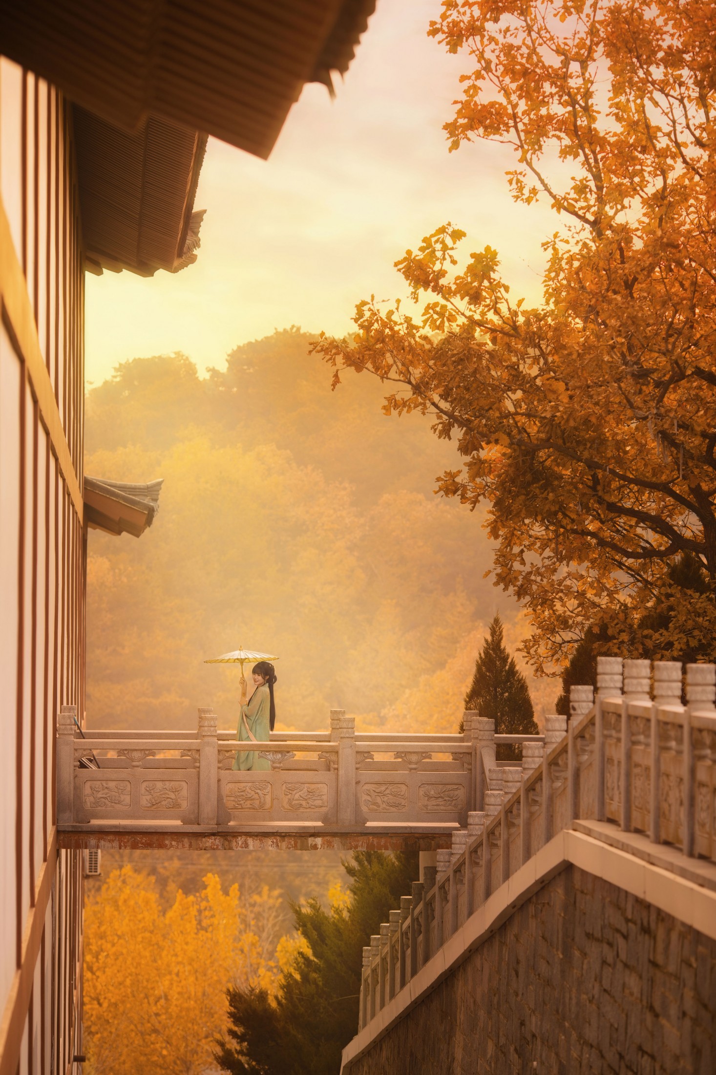 秋意汉服,古韵风华
