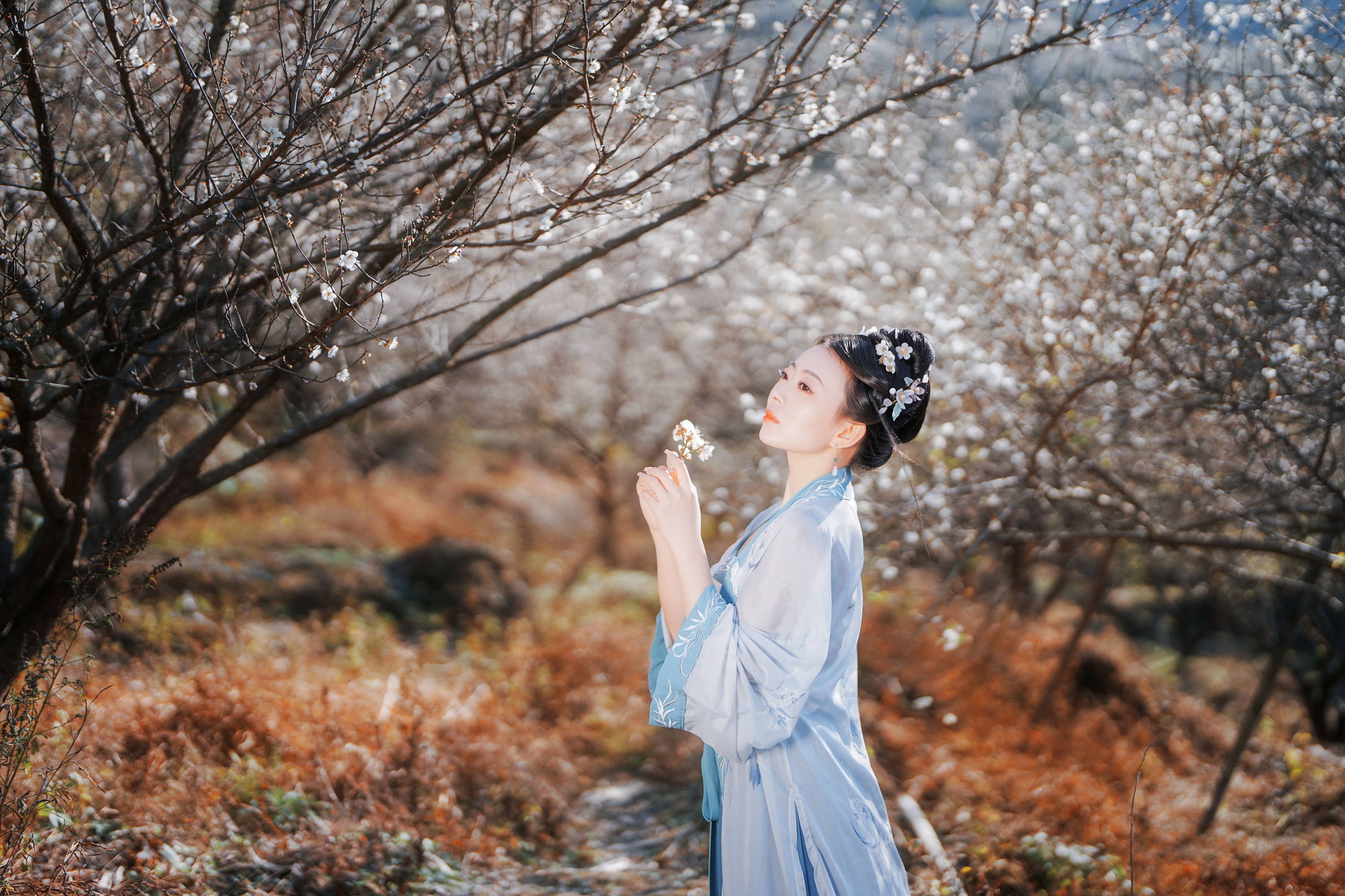 腿子 – 《古风人像拍摄-梅花-腿子》[18P]