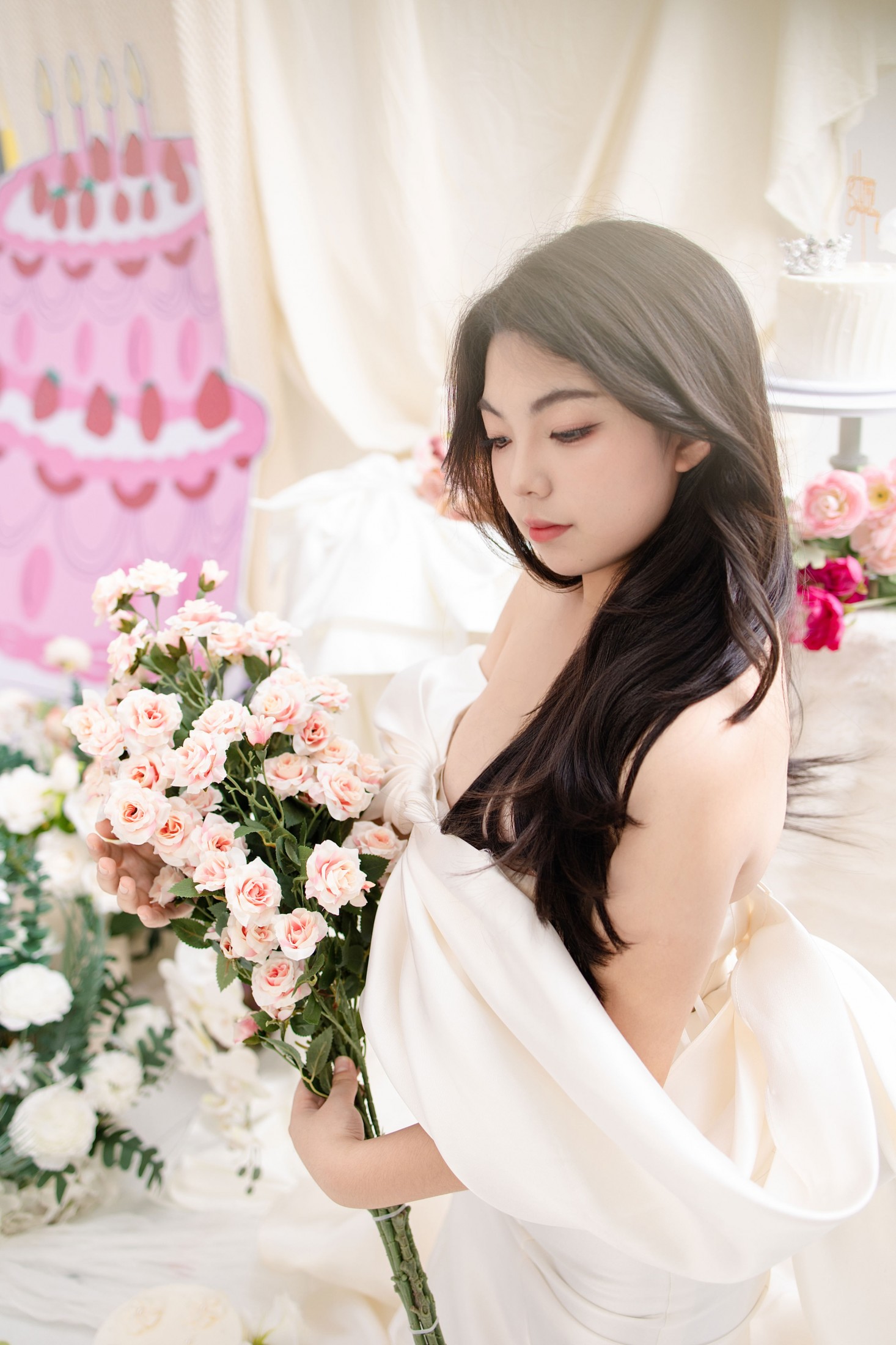 花与我