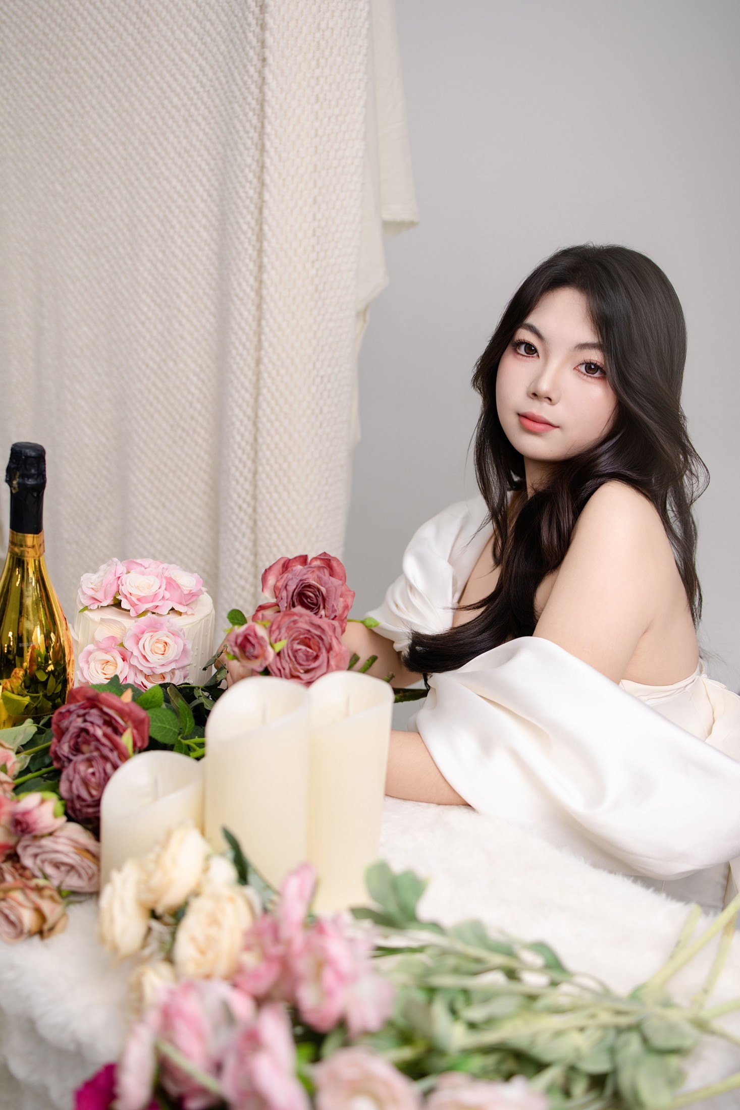 绵绵 - 《花与我》[9P]
