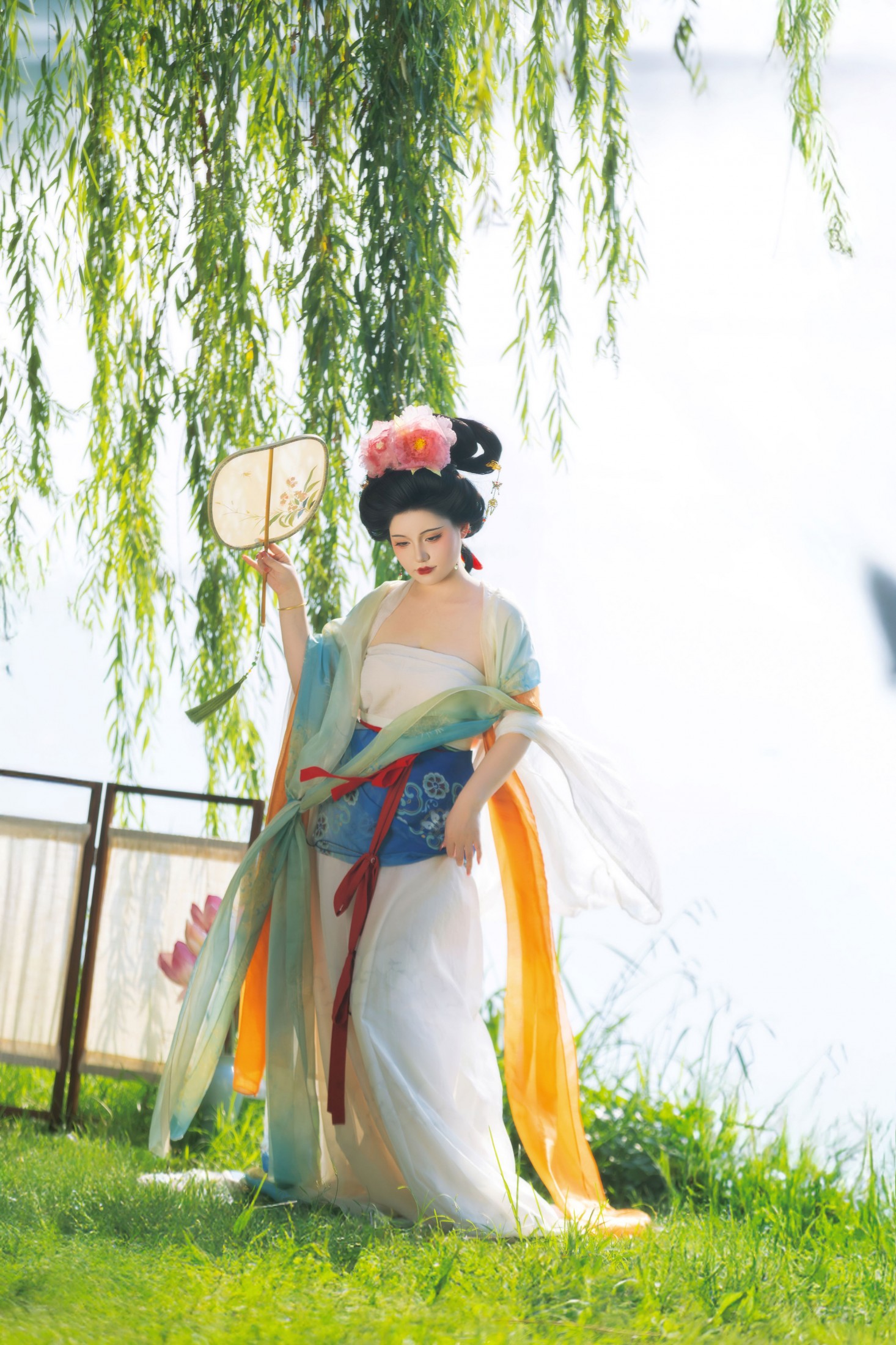 仿白伯骅仕女图