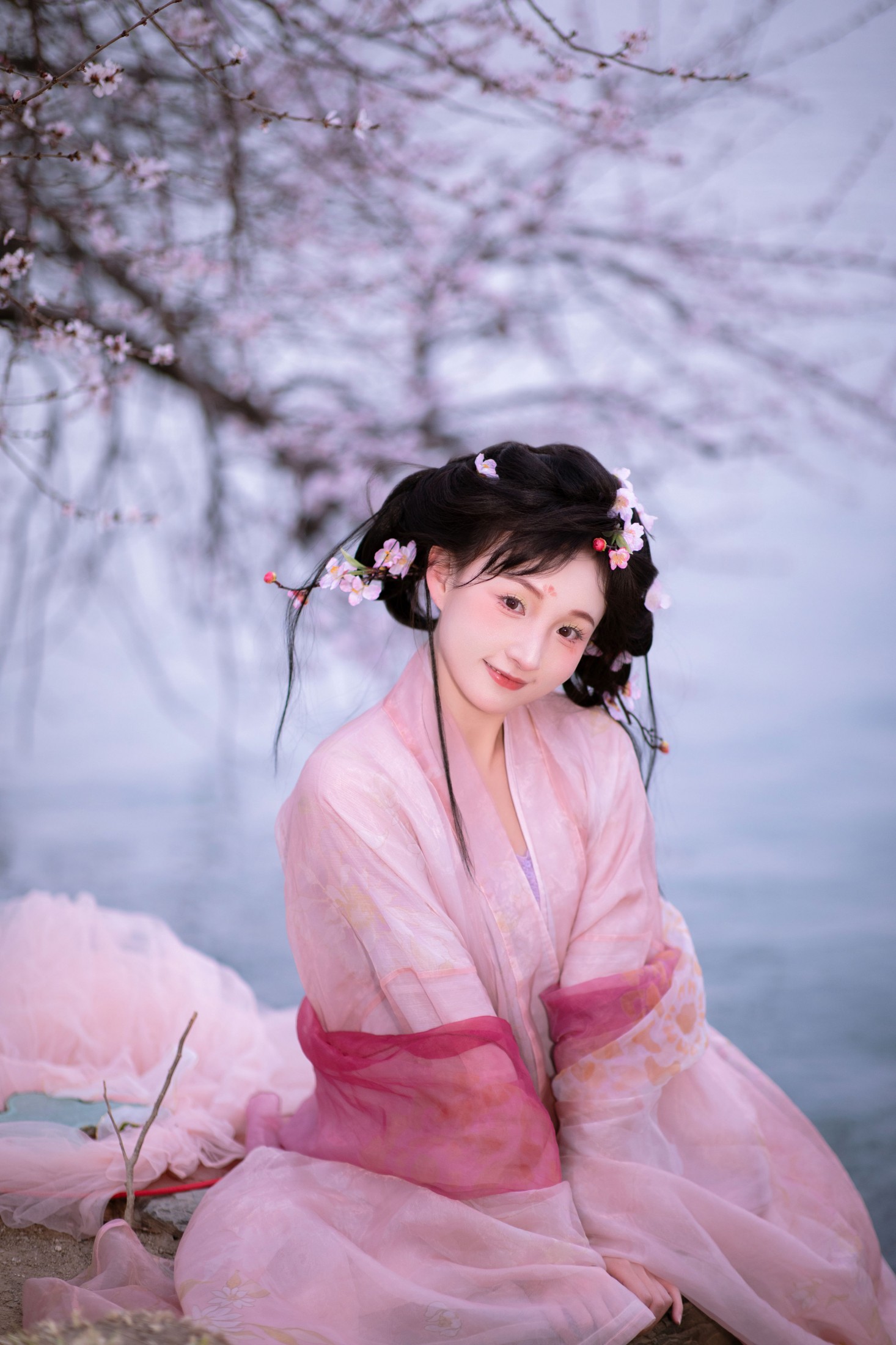 桃花树下桃花仙