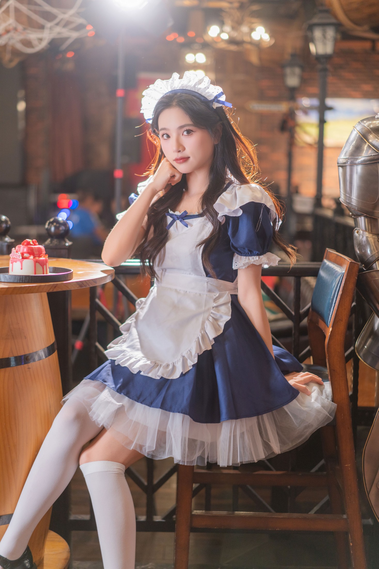 小张 - 《酒馆里的蓝白甜风“服务生”》[39P]