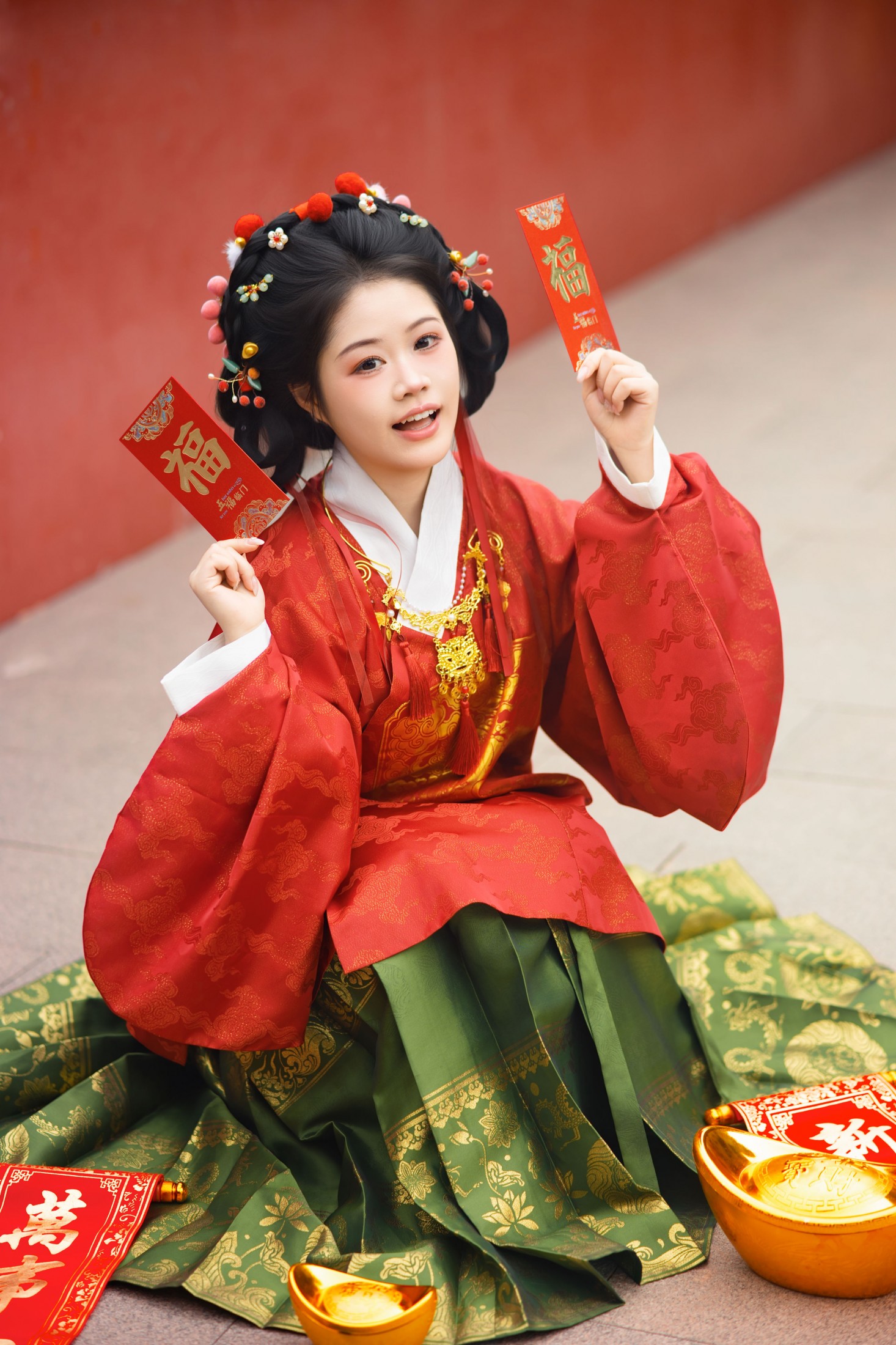 明制新年汉服写真