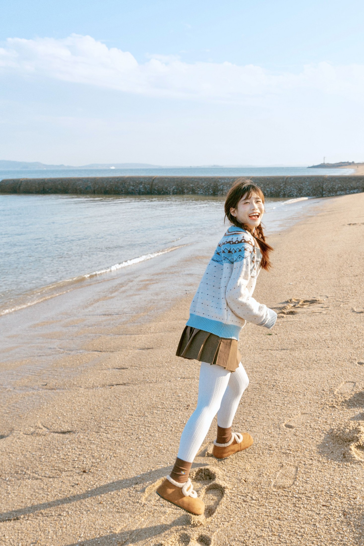 在海边撒野的一天