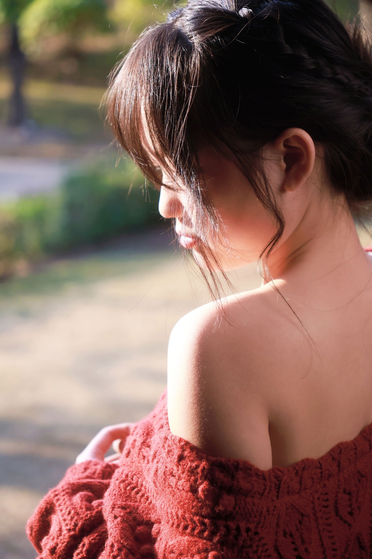 金灿灿的夕阳