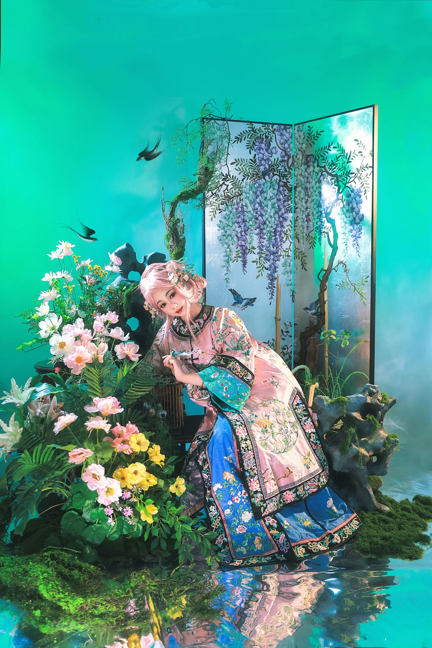 赵噗噗 - 《粉粉清汉女》[10P]