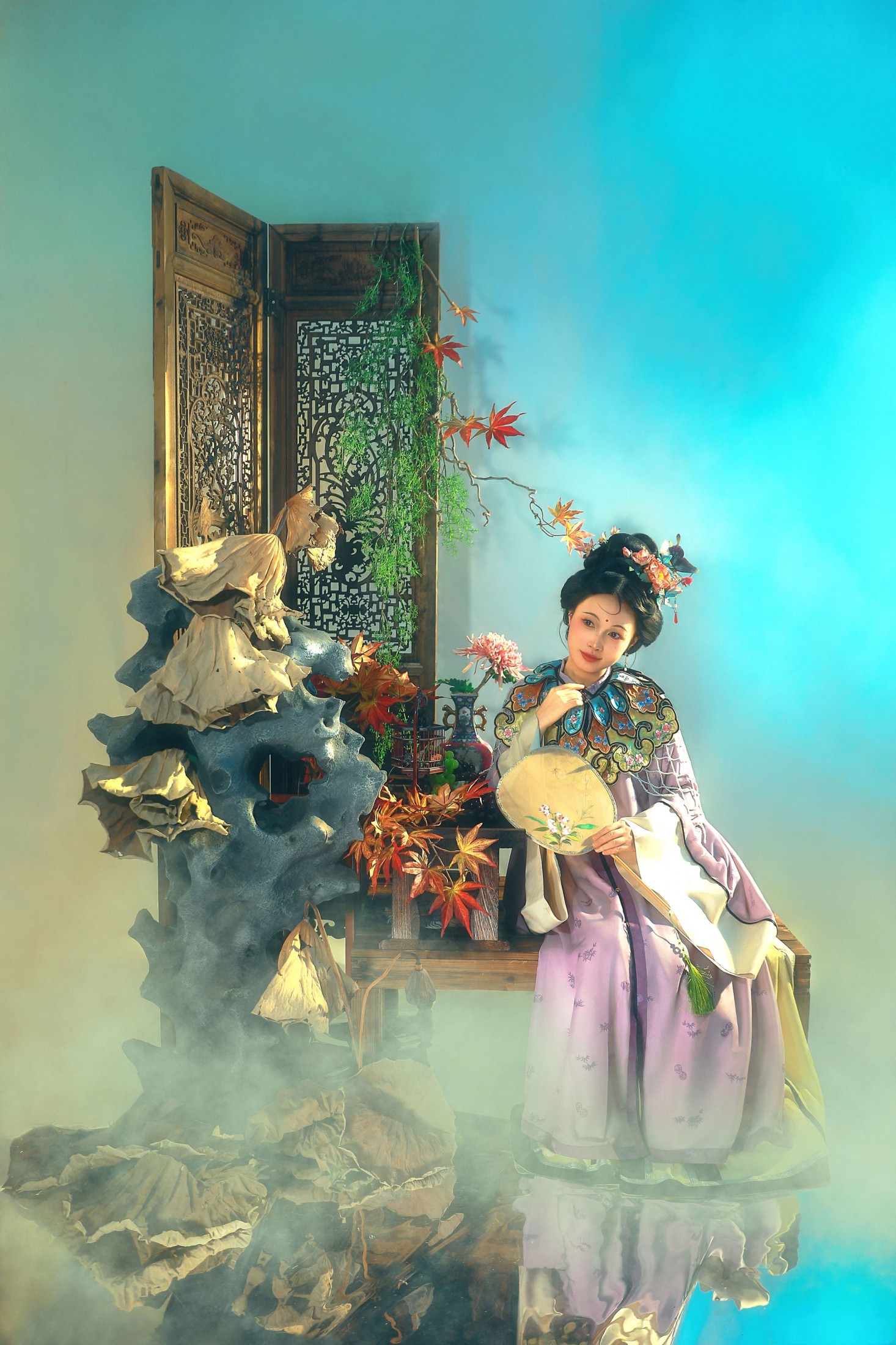 清·仕女