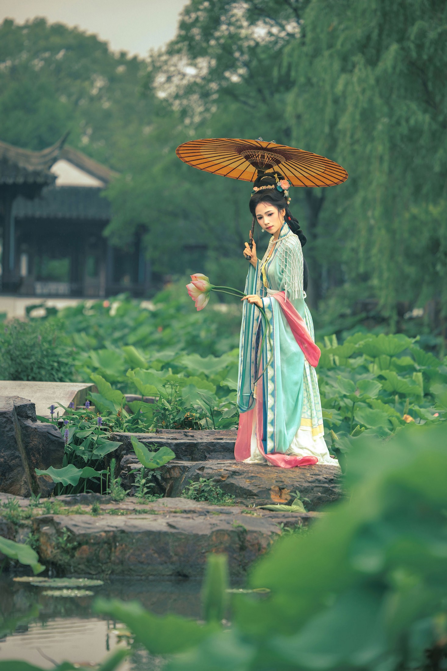 顾小满 - 《复原仕女图｜荷》[20P]
