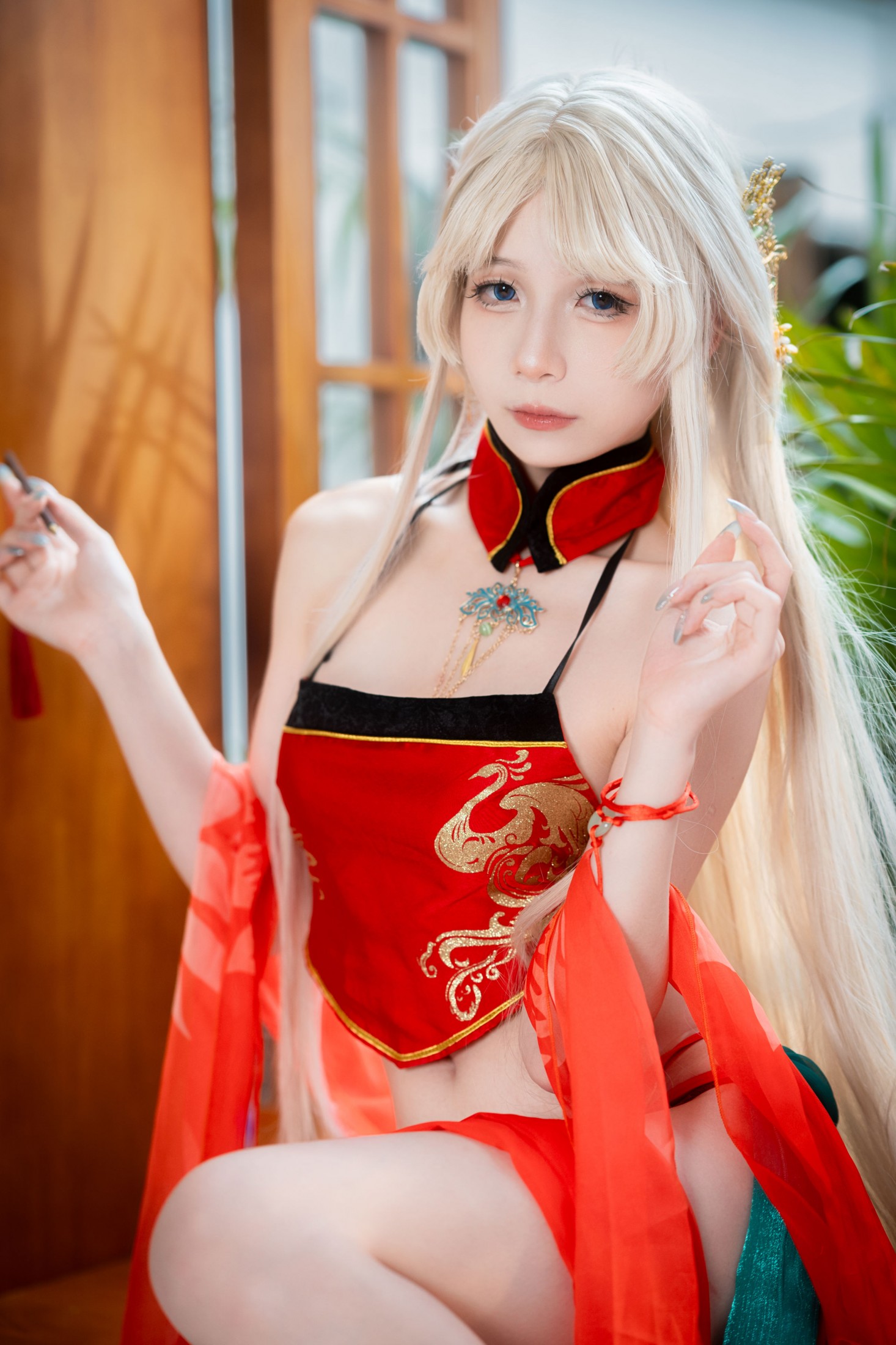 琴玖久 – 《碧蓝航线cos  大凤》[12P]