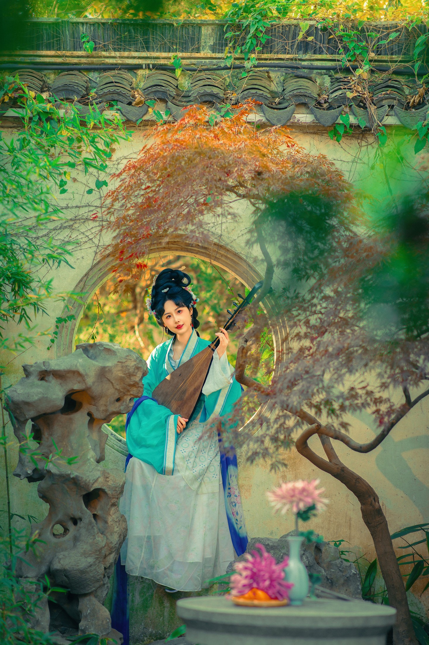 橘芙芙 – 《园林里的宋仕女》[26P]