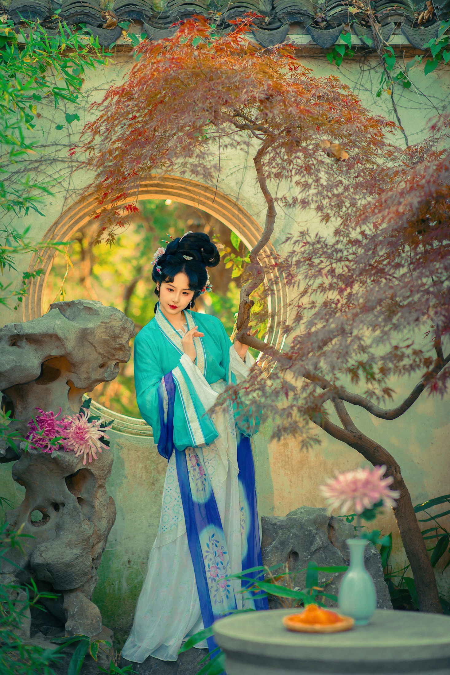 橘芙芙 - 《园林里的宋仕女》[26P]