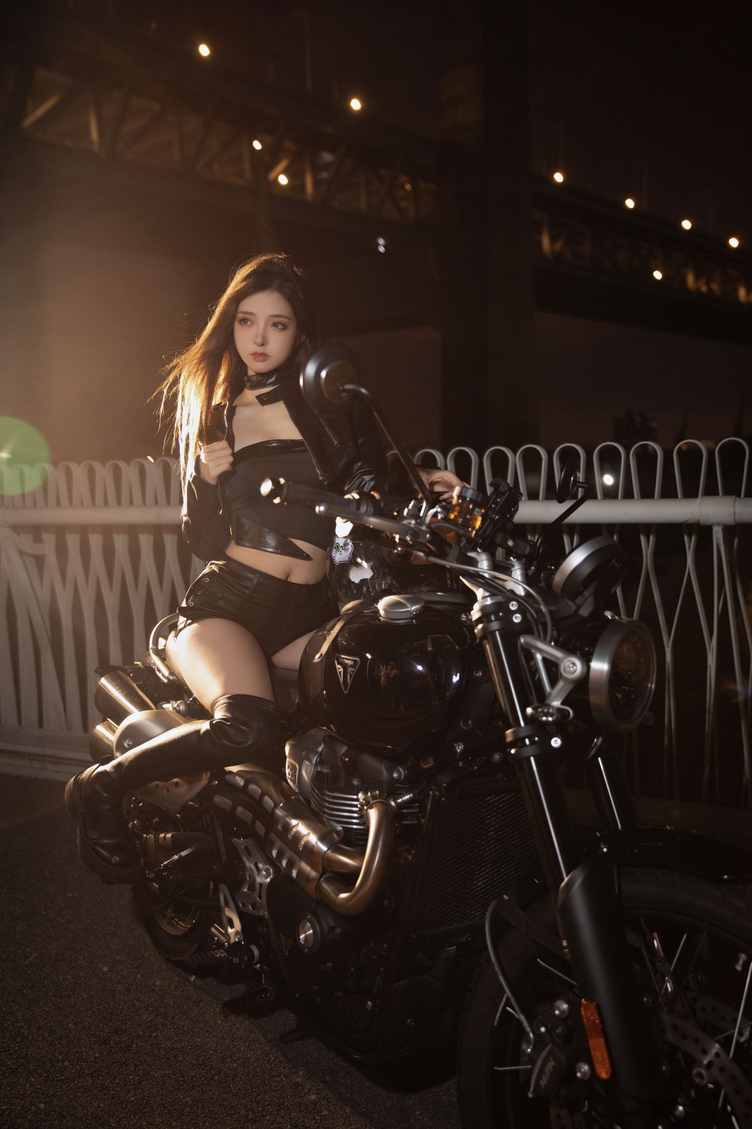 呆萌琳 – 《机车美女》[20P]