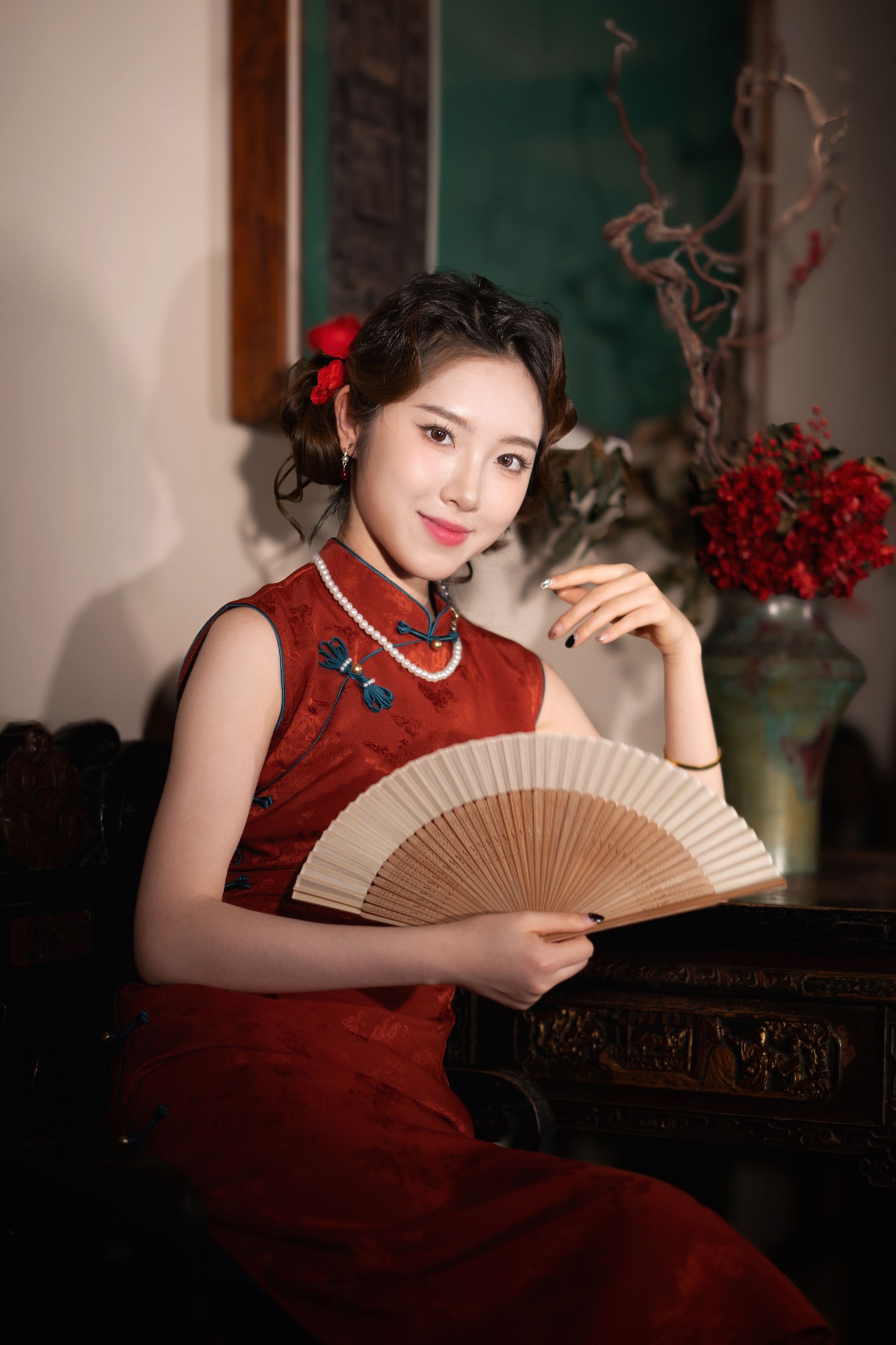 可欣 – 《旗袍美女》[15P]