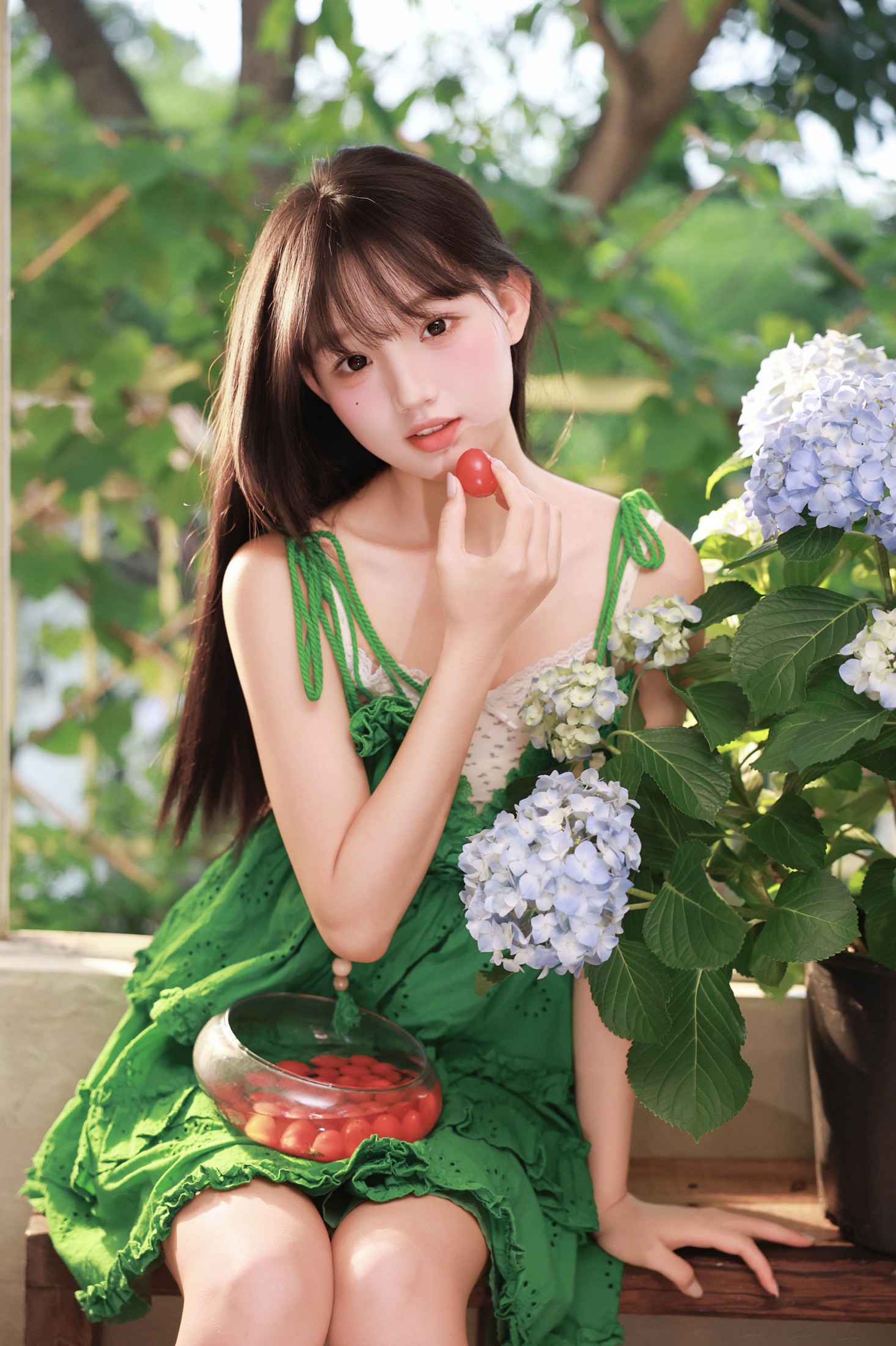 《绣球花与绿裙子的浪漫》[16P]