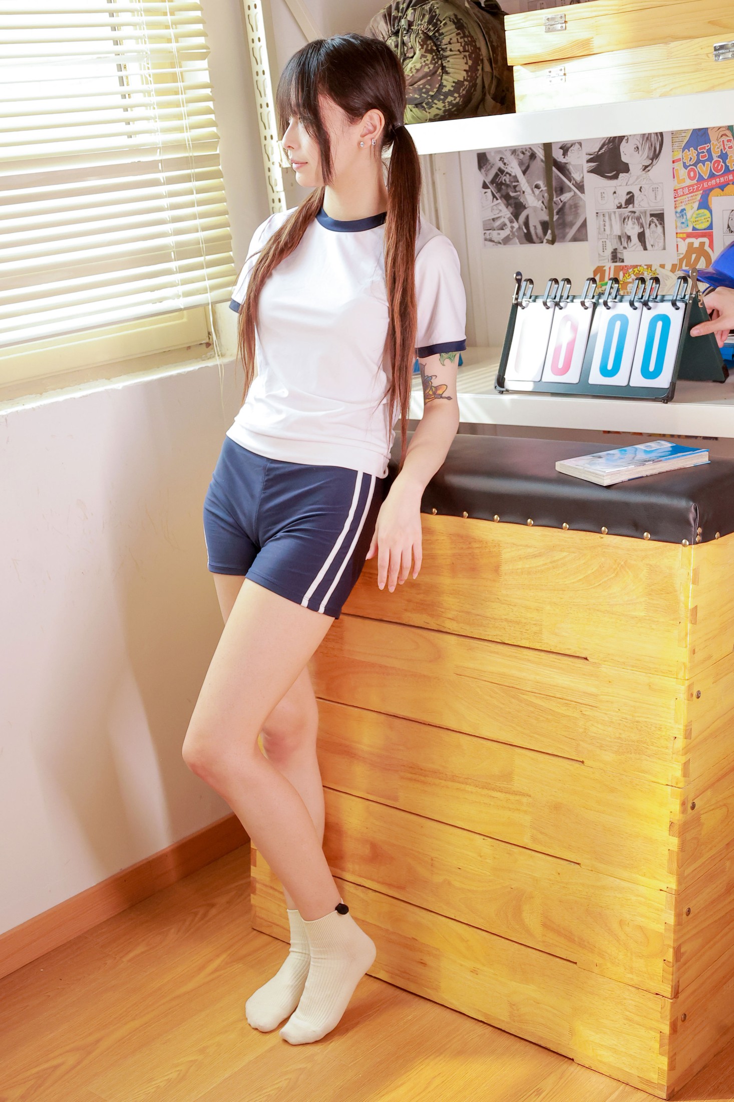 《教室体操服 双马尾》[43P]