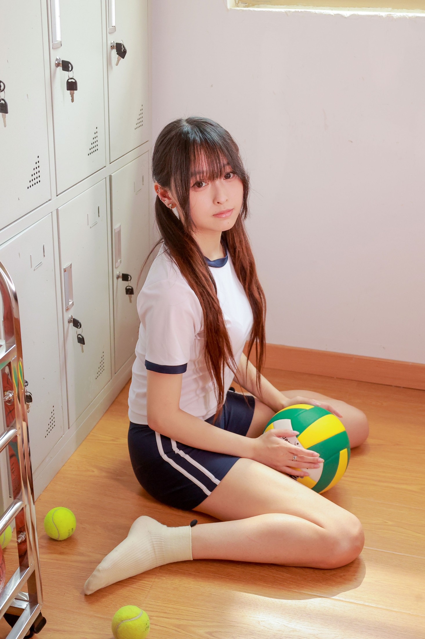 《教室体操服 双马尾》[43P]