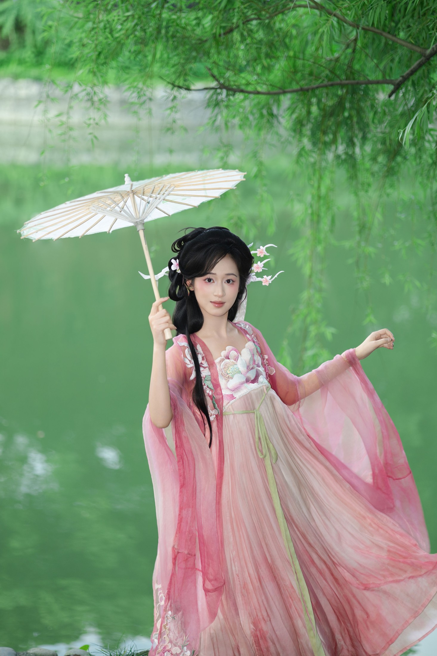 《 柳叶垂波，桃花照影，不负人间四月天》[18P]