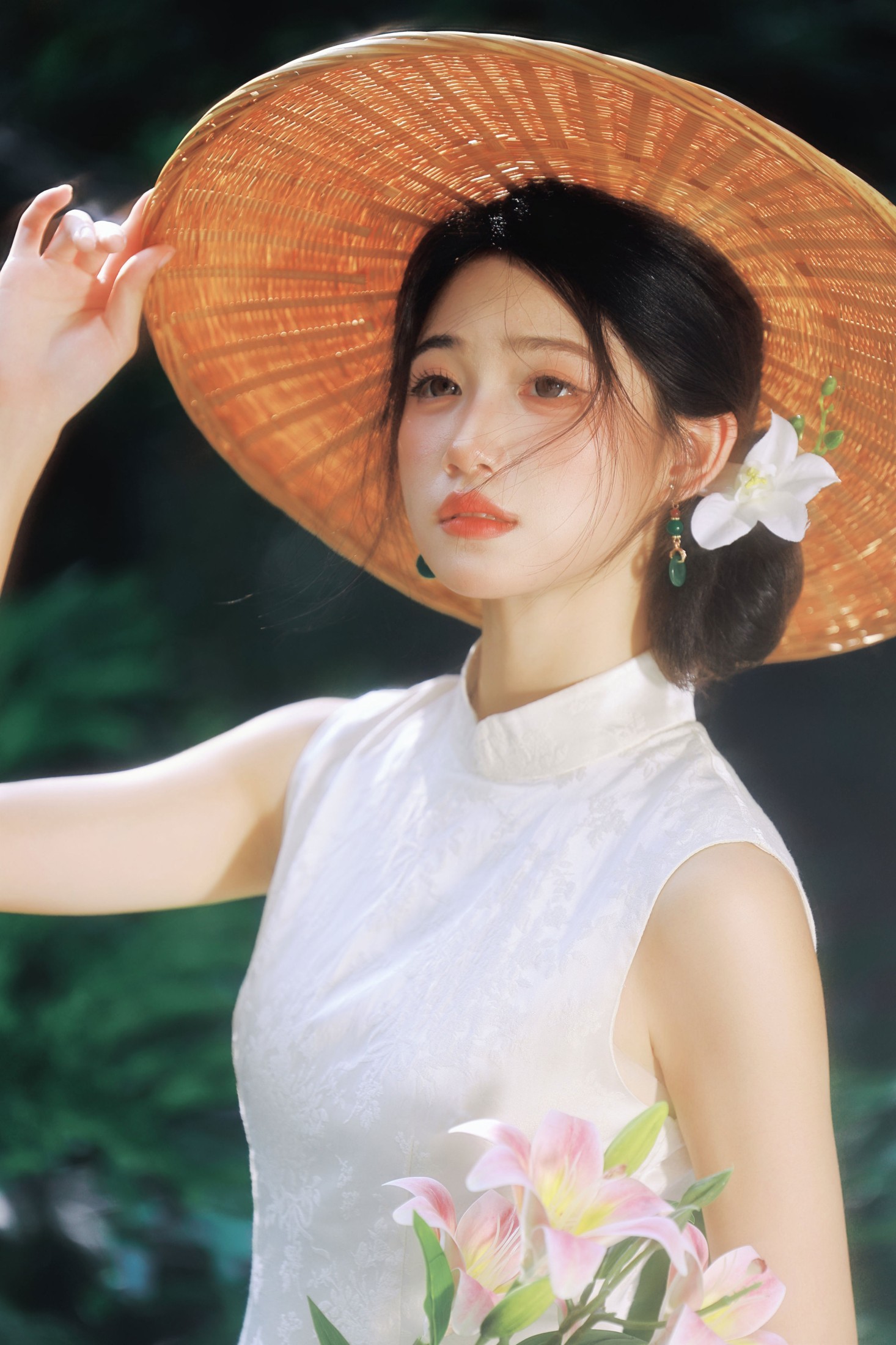 《被问爆的新中式｜白旗袍园林写真》[27P]
