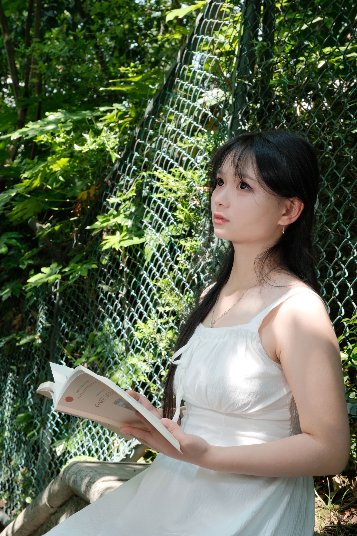 《白裙少女爱学习》[32P]