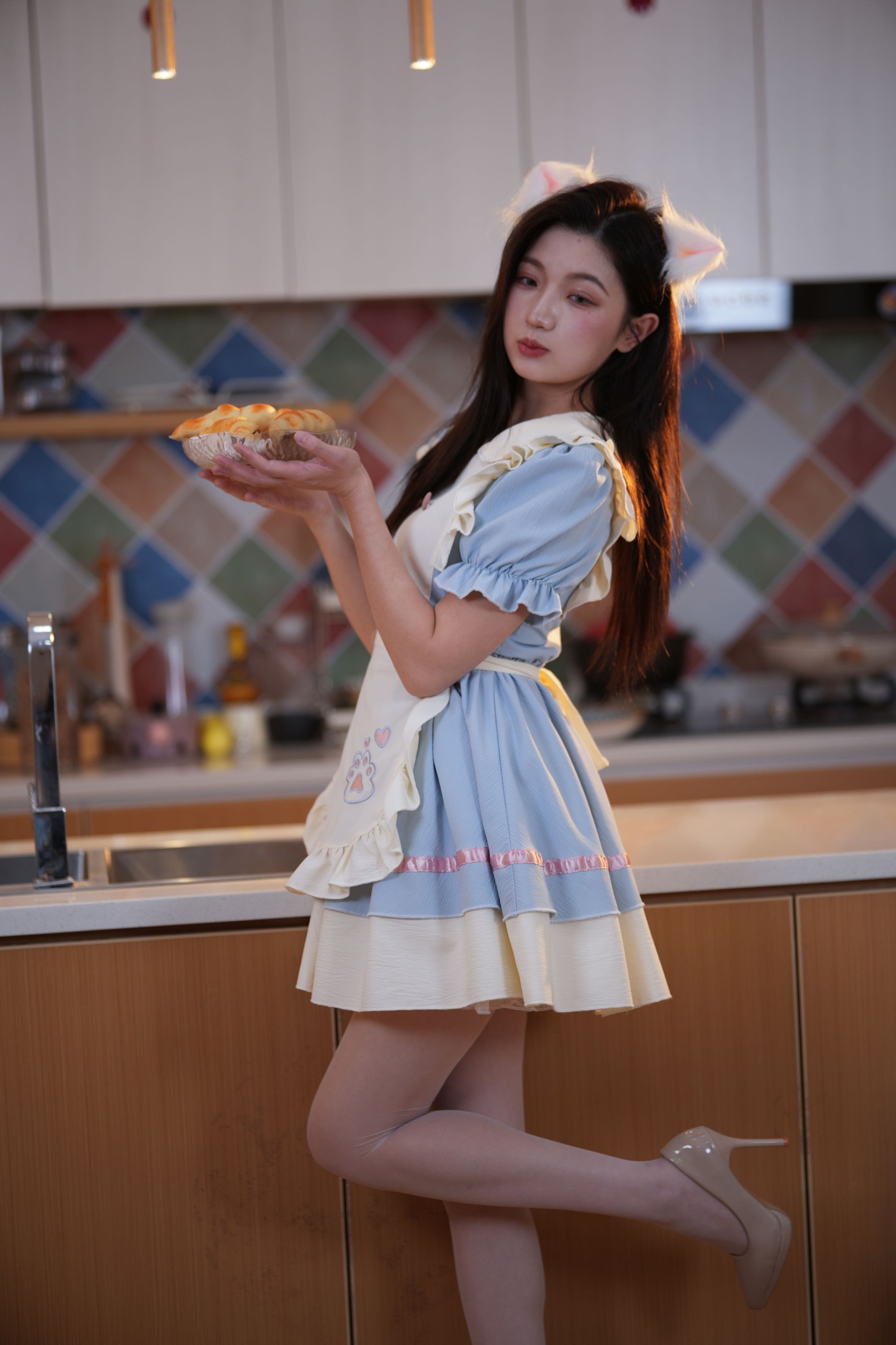 《白丝 女仆装》[38P]