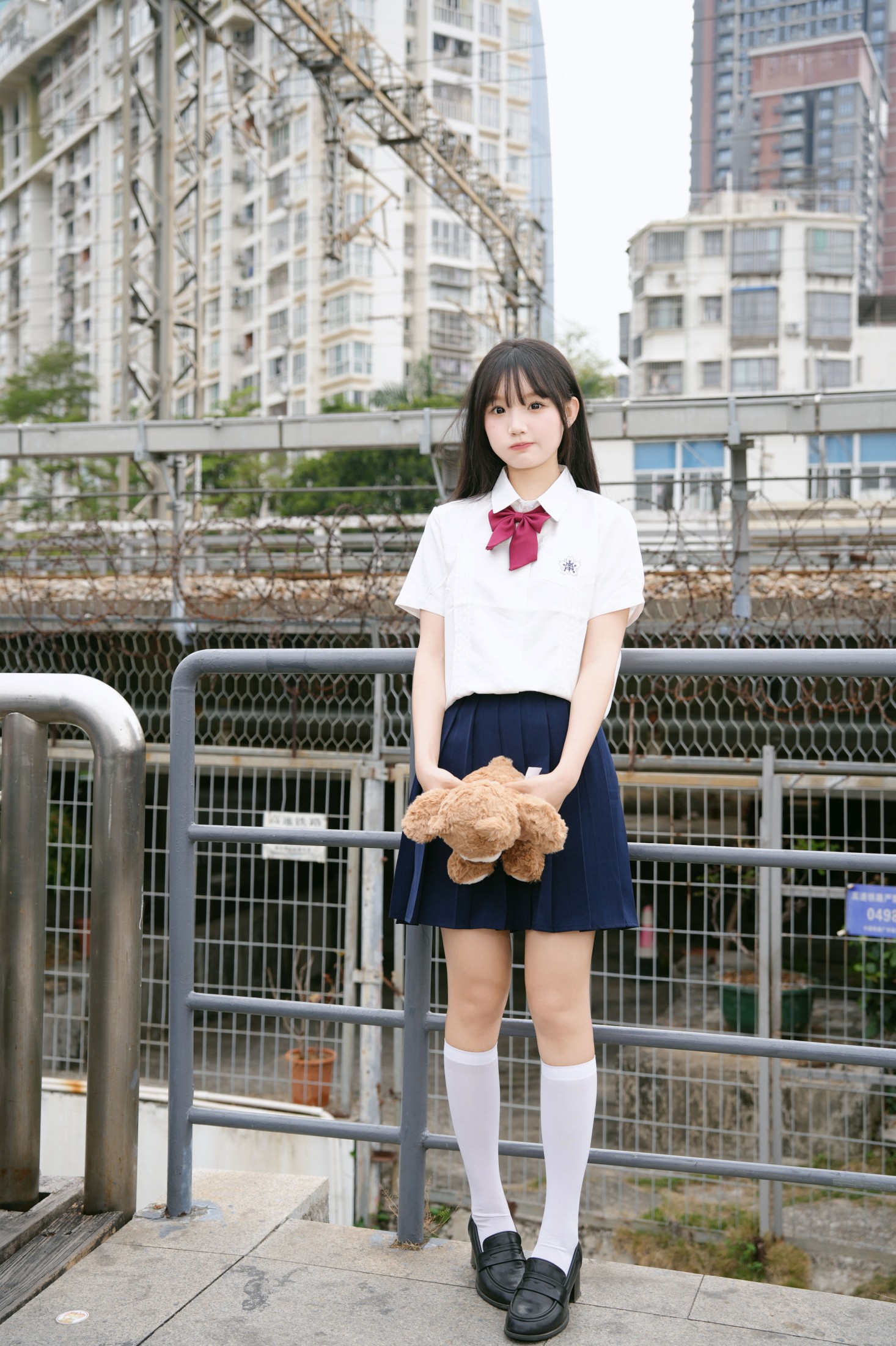 《自行车可爱jk少女》[13P]