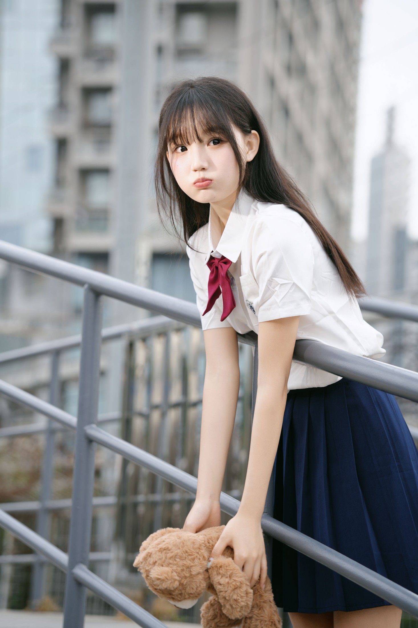 《自行车可爱jk少女》[13P]
