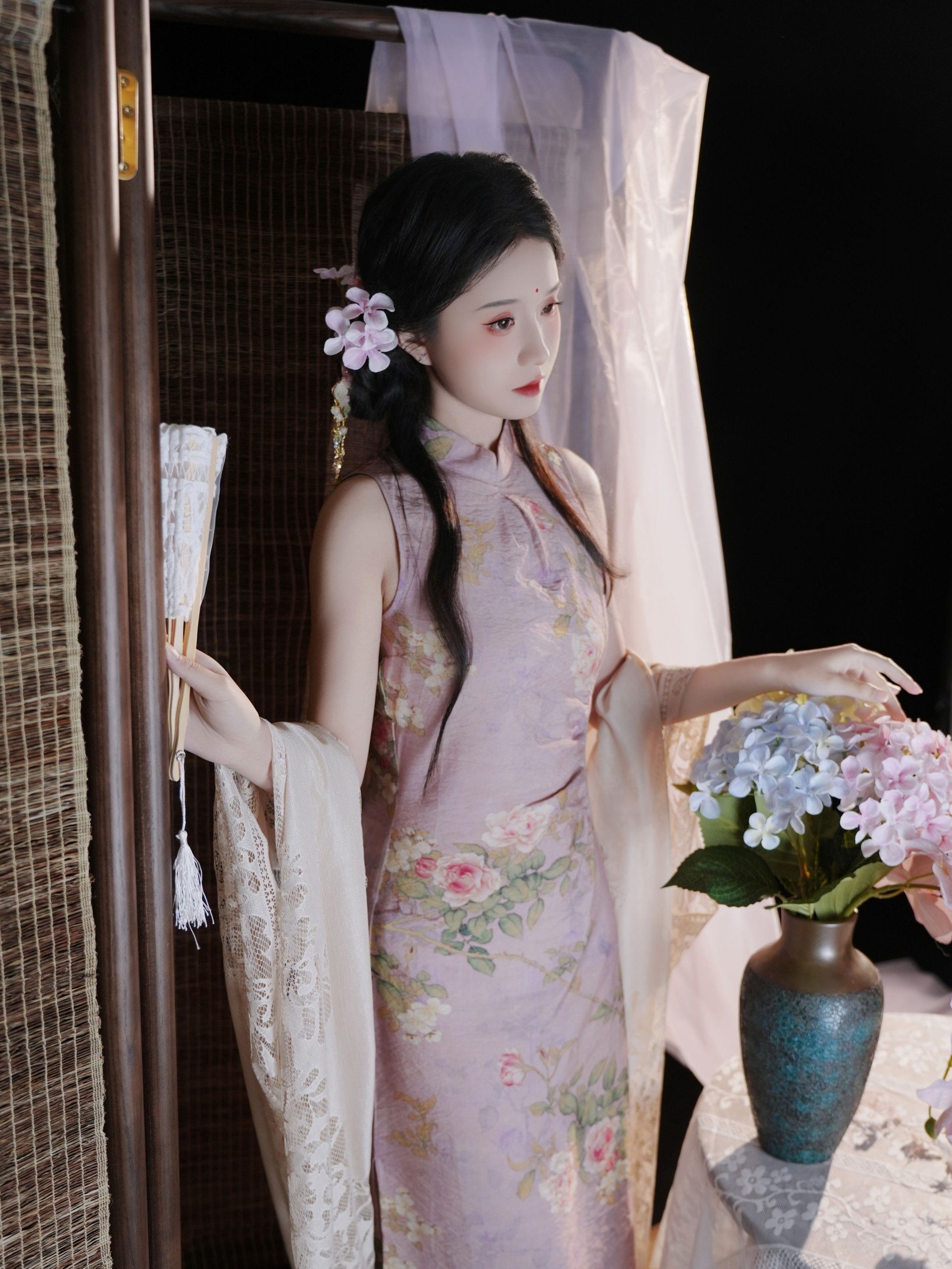《插画旗袍少女》[13P]