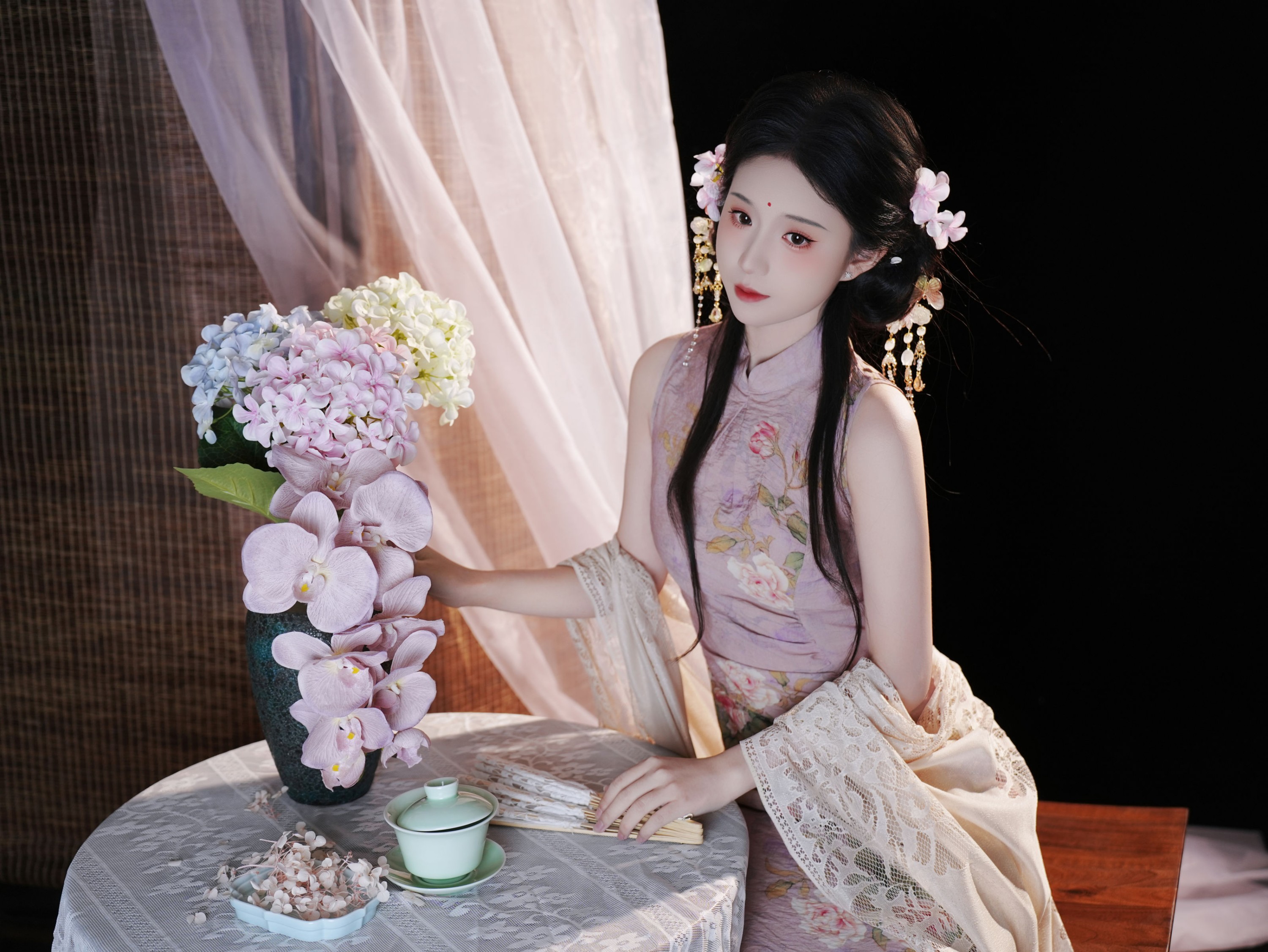 《插画旗袍少女》[13P]