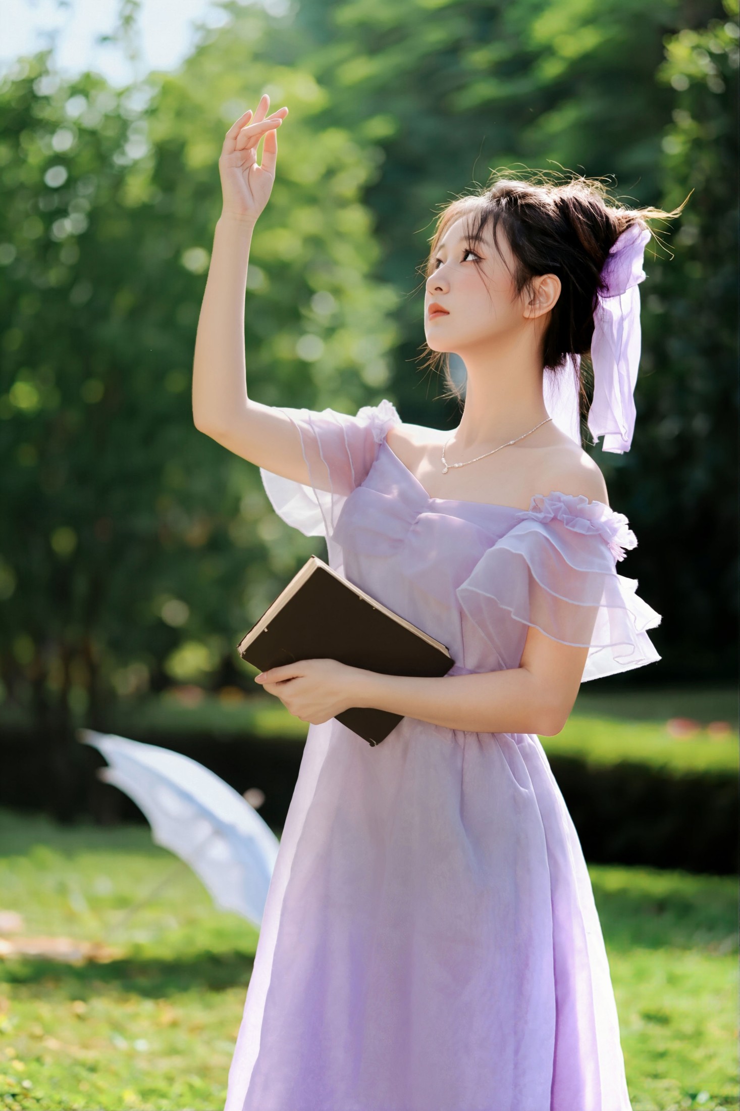 《一身浅紫，撞碎初夏所有温柔》[9P]