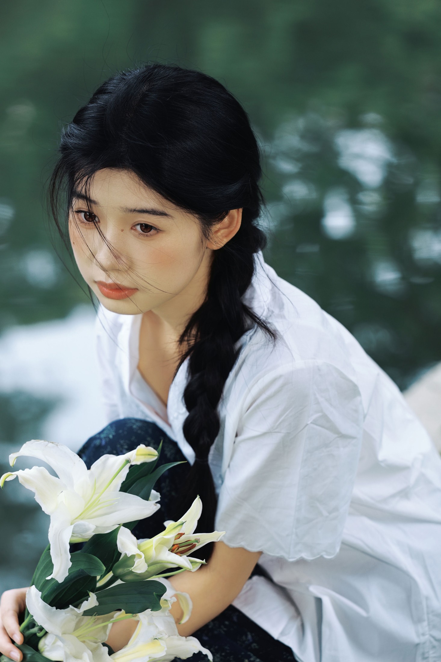 《旧时光里，那束白百合的心事》[21P]