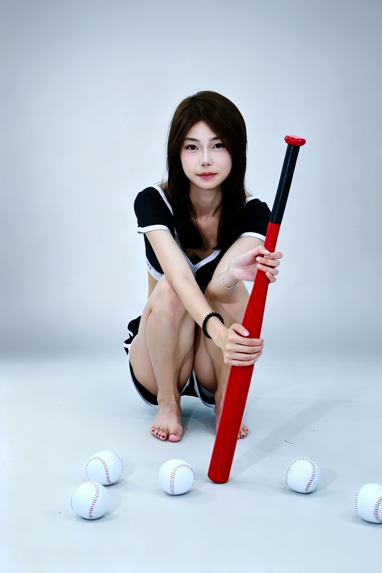 《棒球少女甜美夏日写真》[21P]