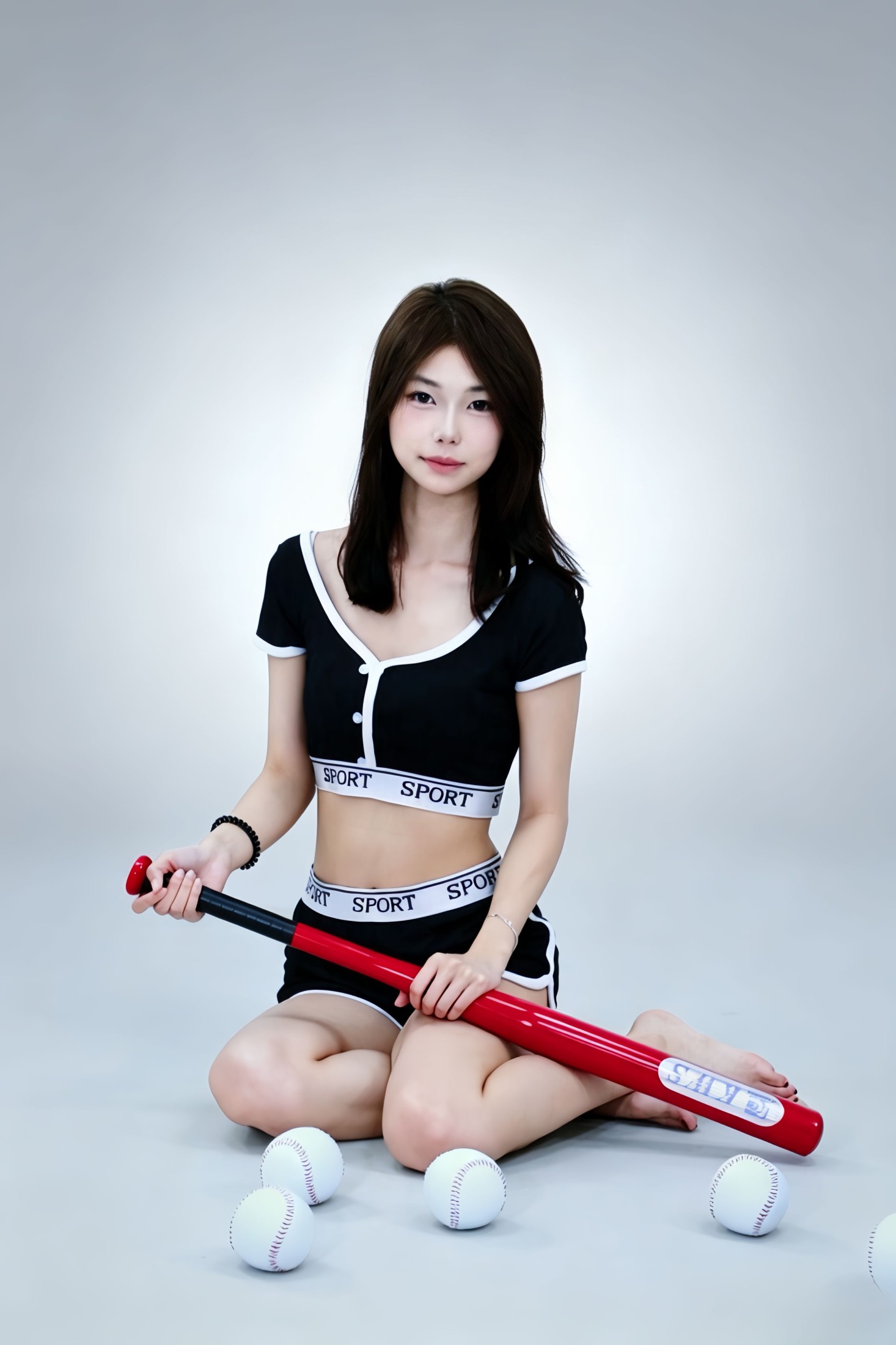 《棒球少女甜美夏日写真》[21P]