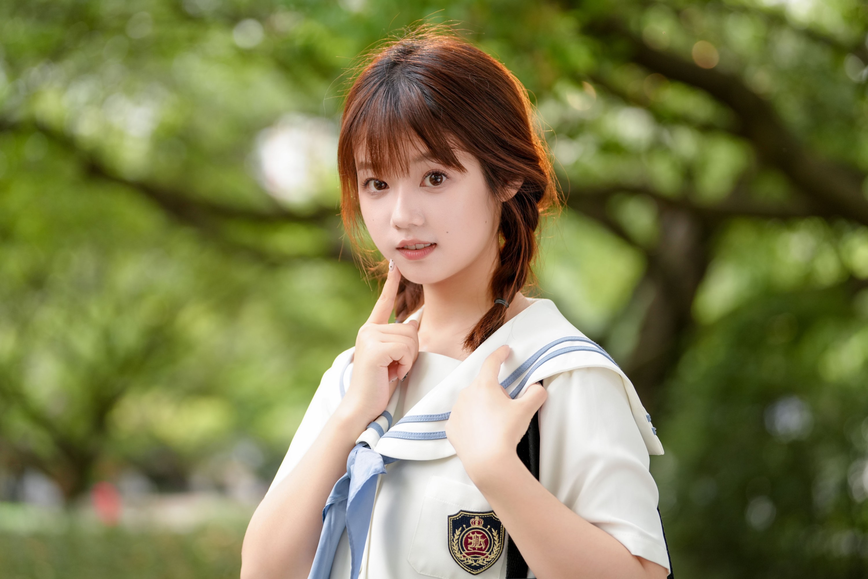 《JK 甜妹 | 阳光是最好的滤镜️》[26P]