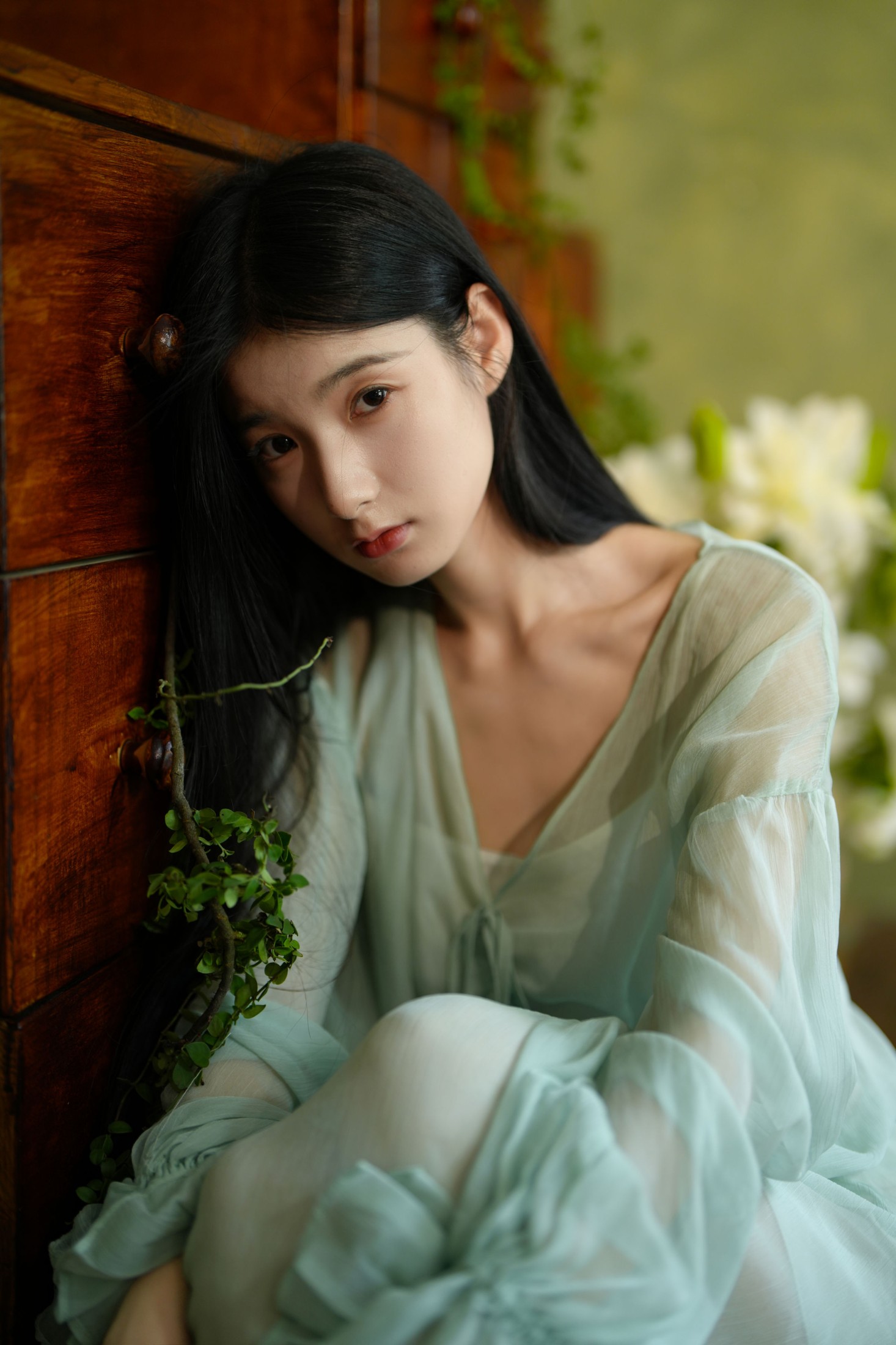 《青裙百合花少女》[25P]