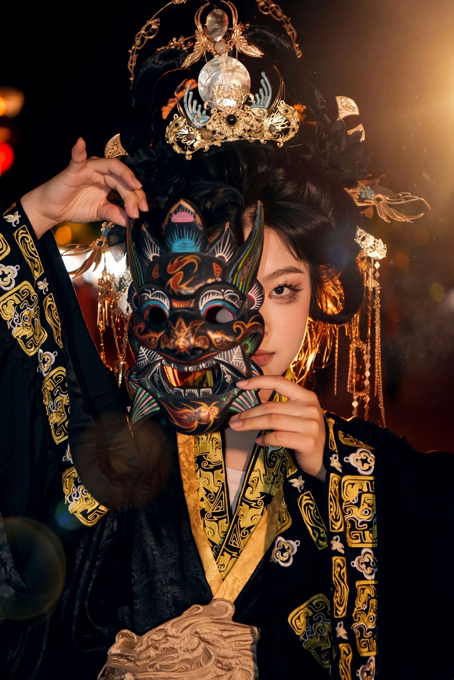 《夜阙执剑，墨色惊鸿》[9P]