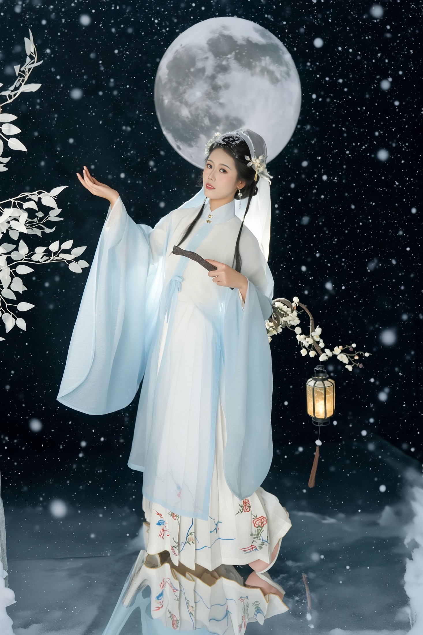 《月夜踏雪》[9P]