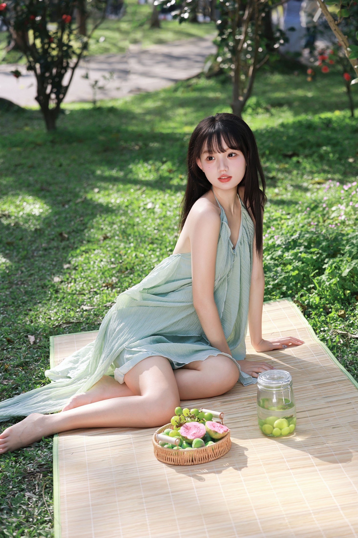 《草地、光影与少女，是夏天最舒服的样子》[19P]
