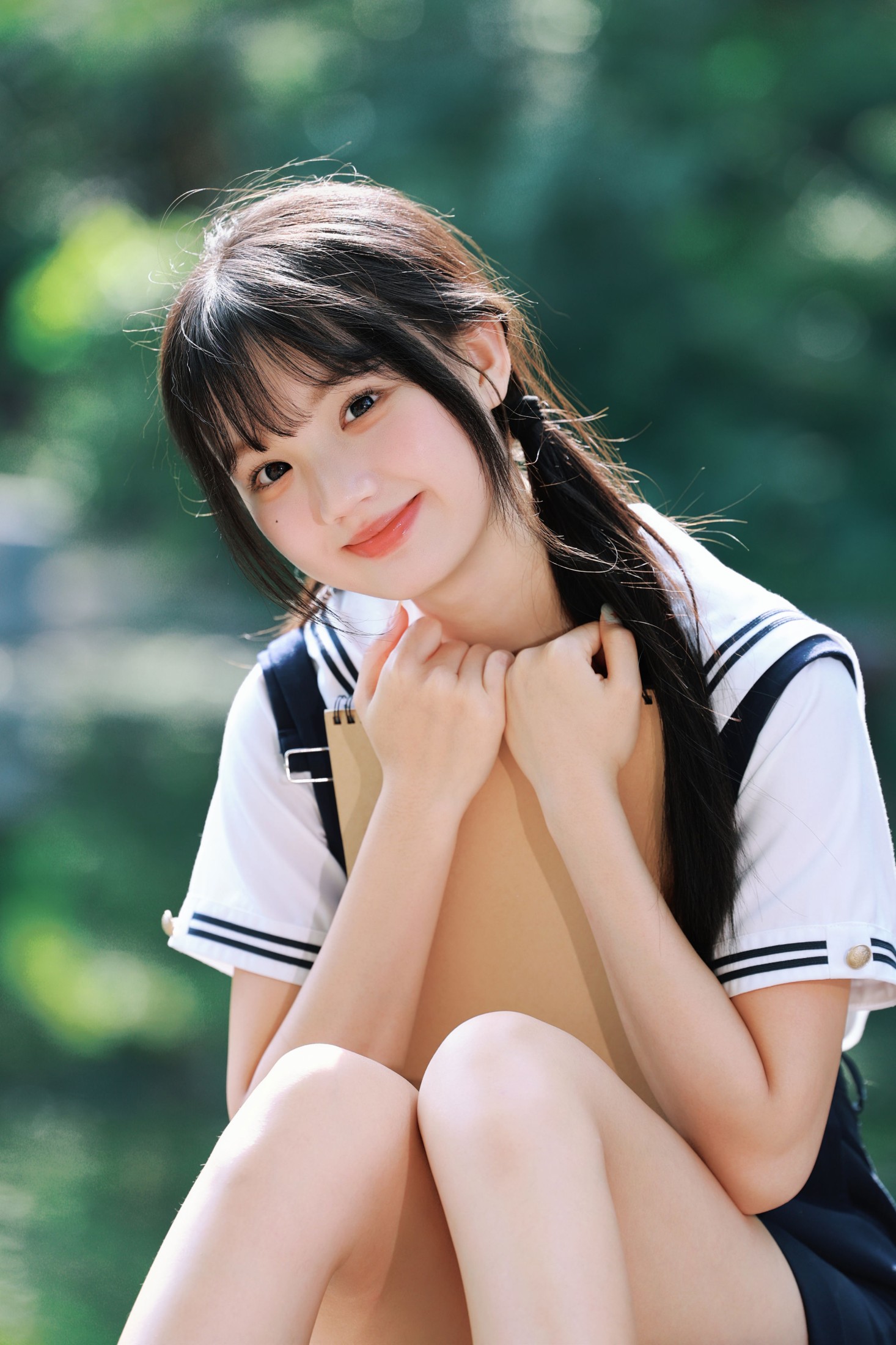 《夏风、湖水与 JK，是永不褪色的青春，仿胶片感》[32P]