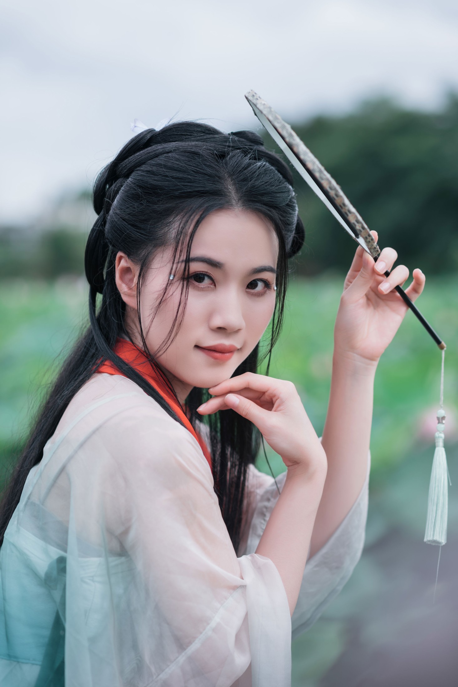 《荷风渡，一瓣清欢入眉间》[10P]