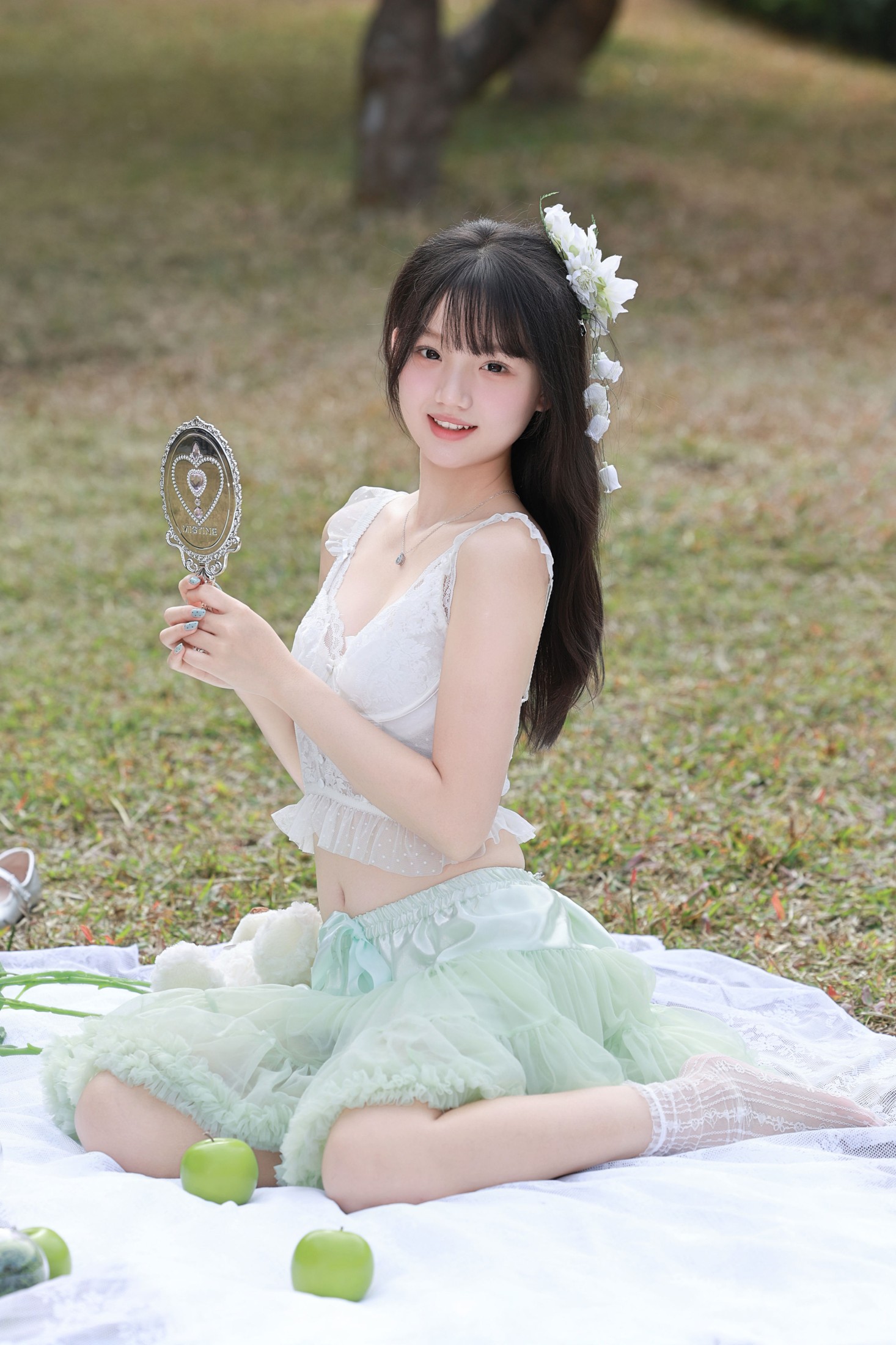 《薄荷绿的夏天！是从童话里走出来的森系少女呀》[29P]